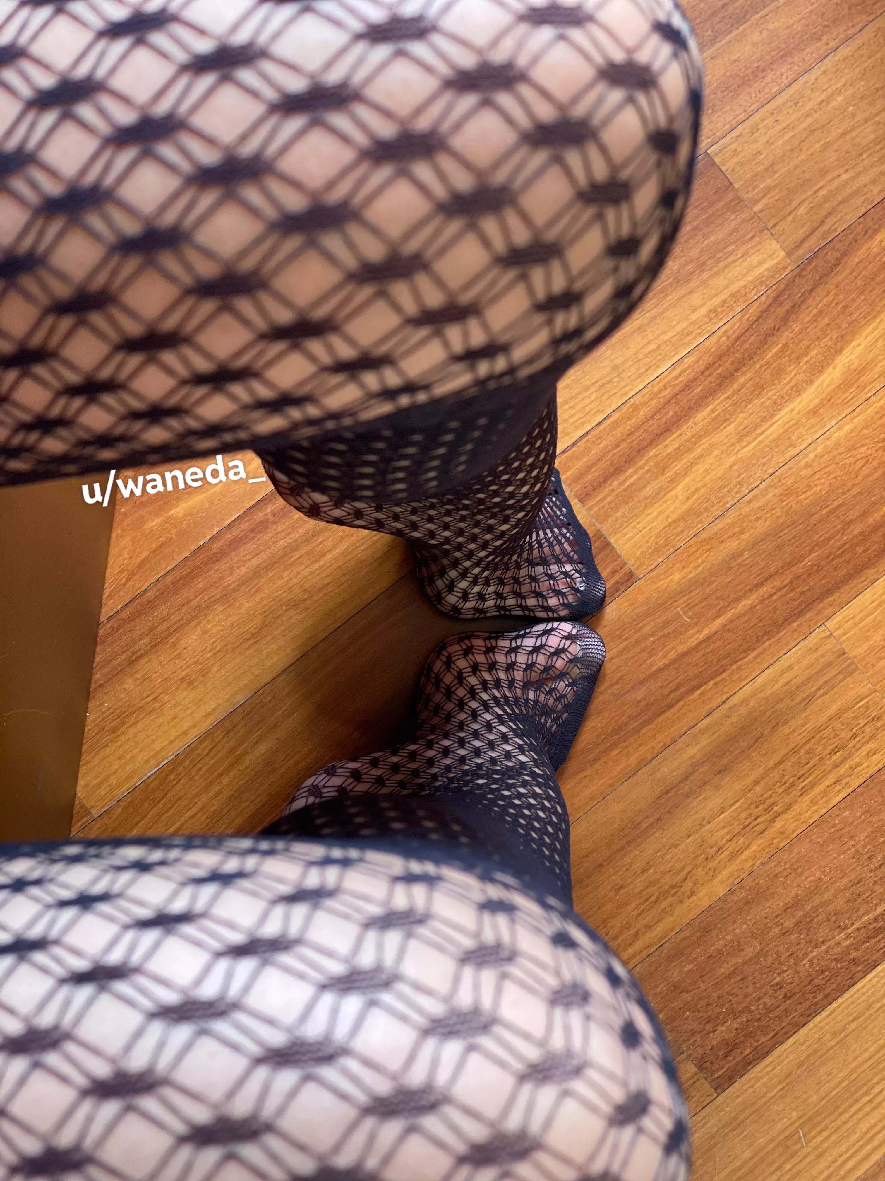 Fishnets feet