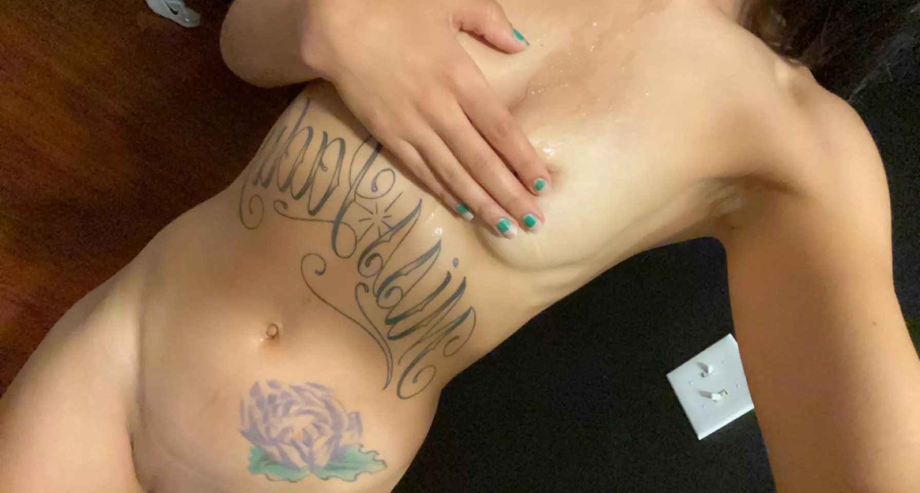 Love having cum all over me