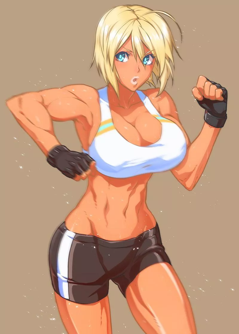 Mommy at the gym keeping in shape