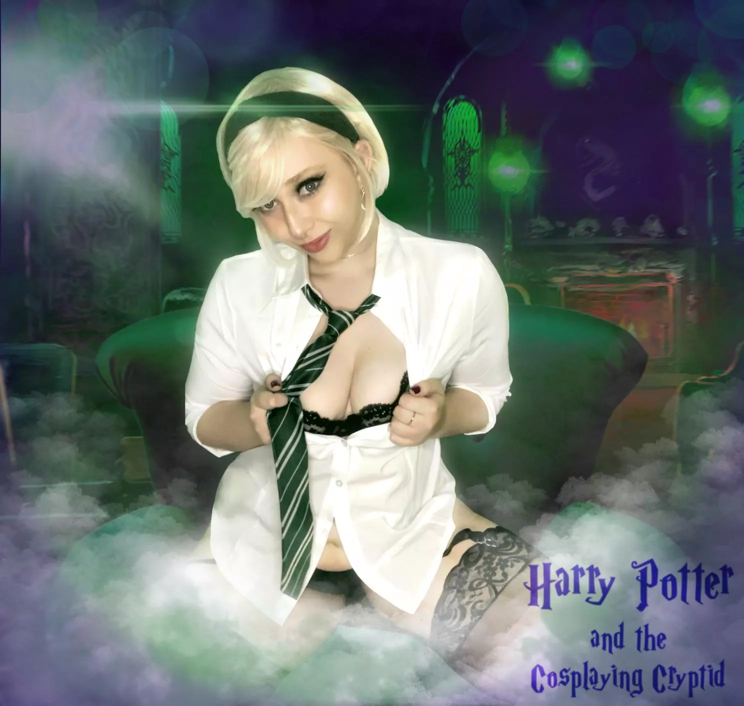 My femme Draco cosplay ;) welcome to the common room! by Cosplaying Cryptid