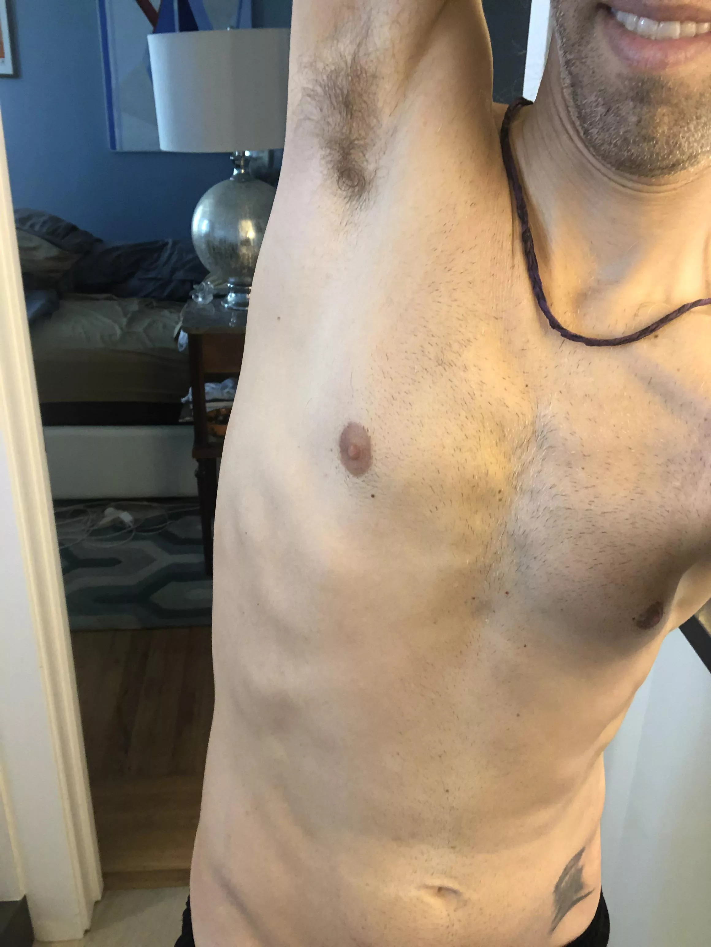 My ripe pits after a long bike ride