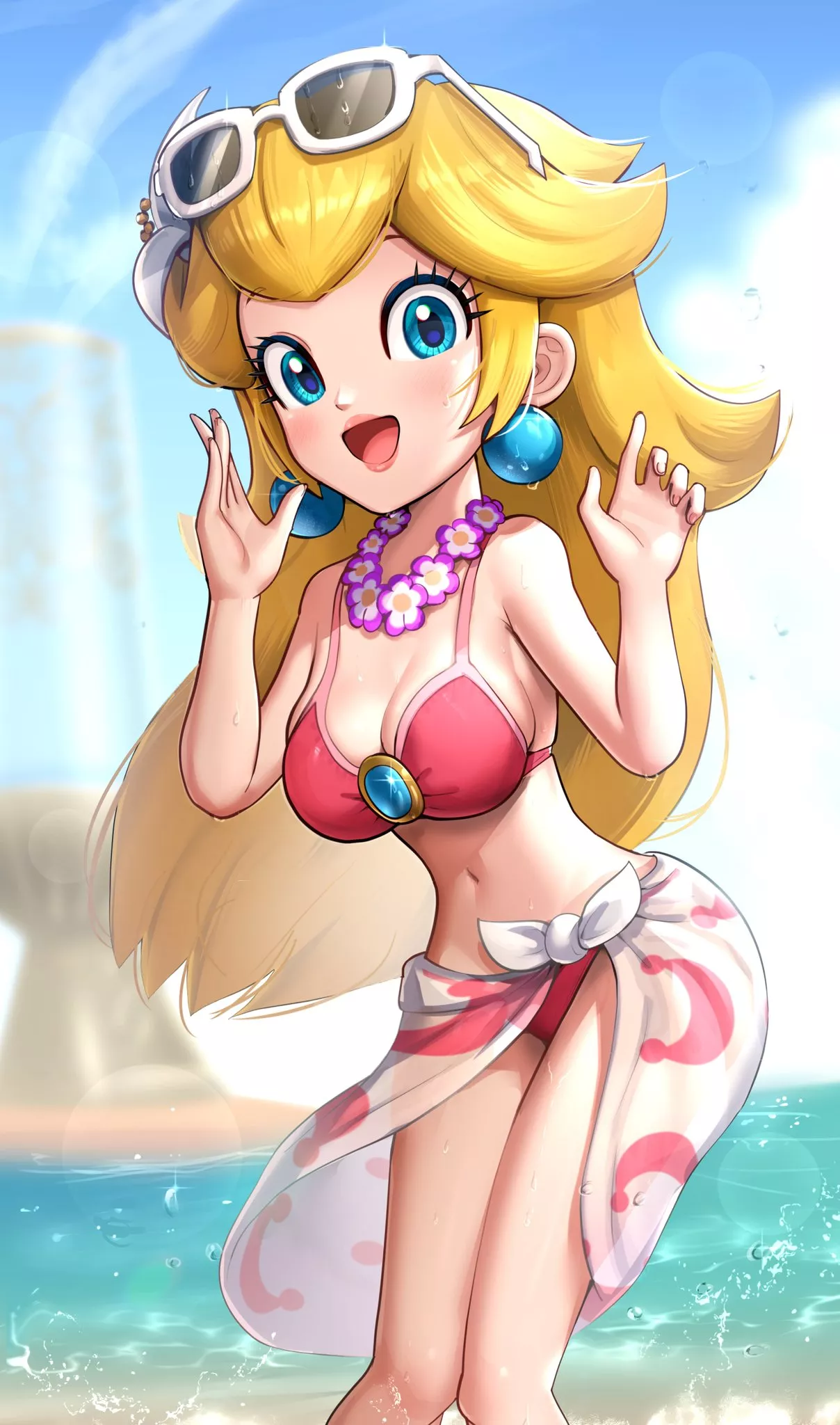 Princess Peach on the Beach! (Gonzarez)