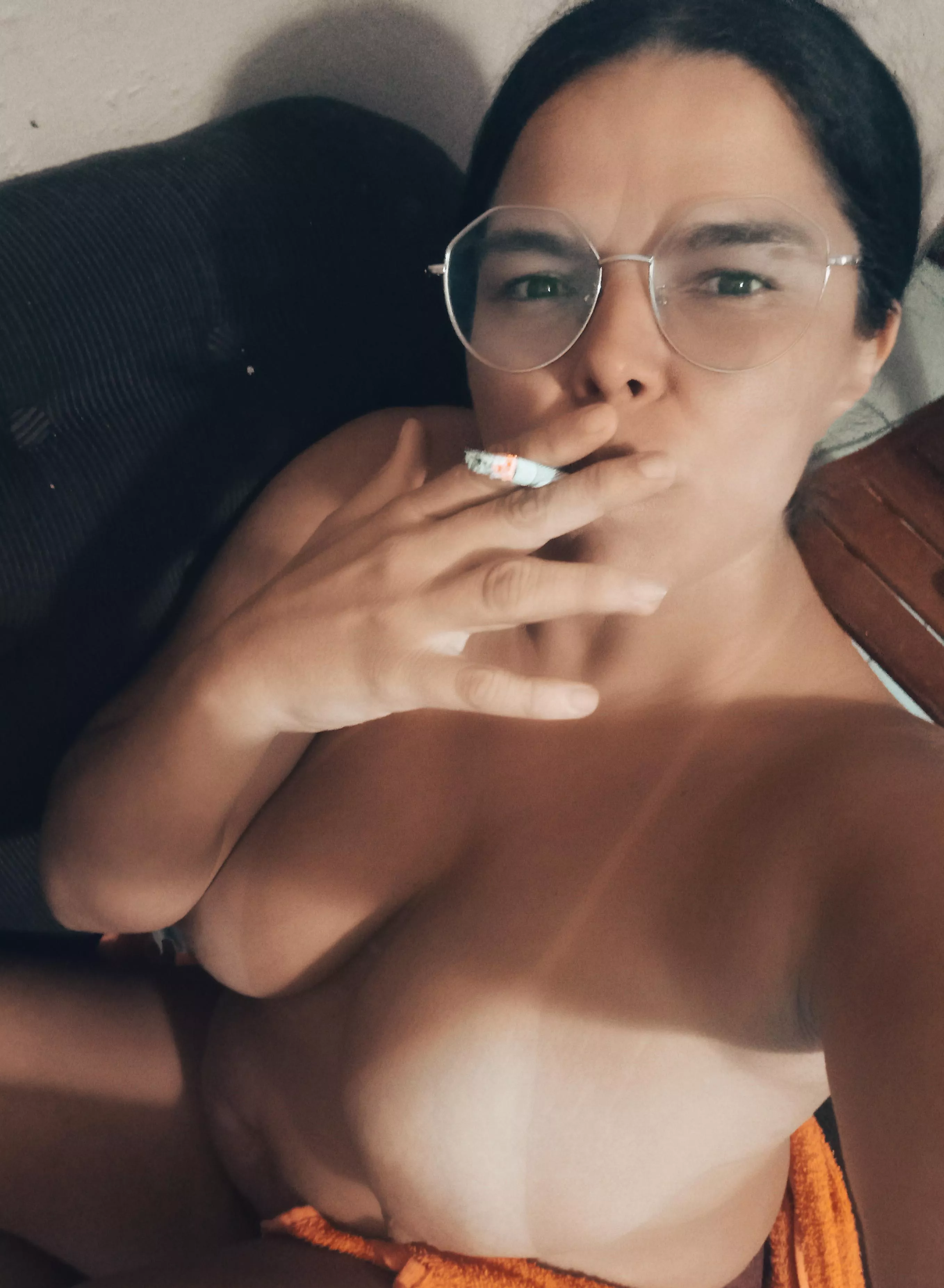 smoking after showering is very relaxing!!