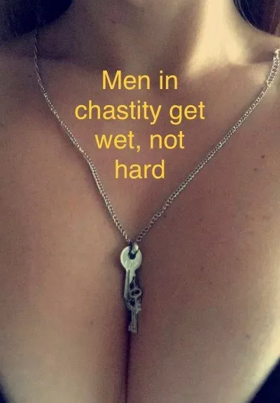 To rethink masculinity through chastity 😈