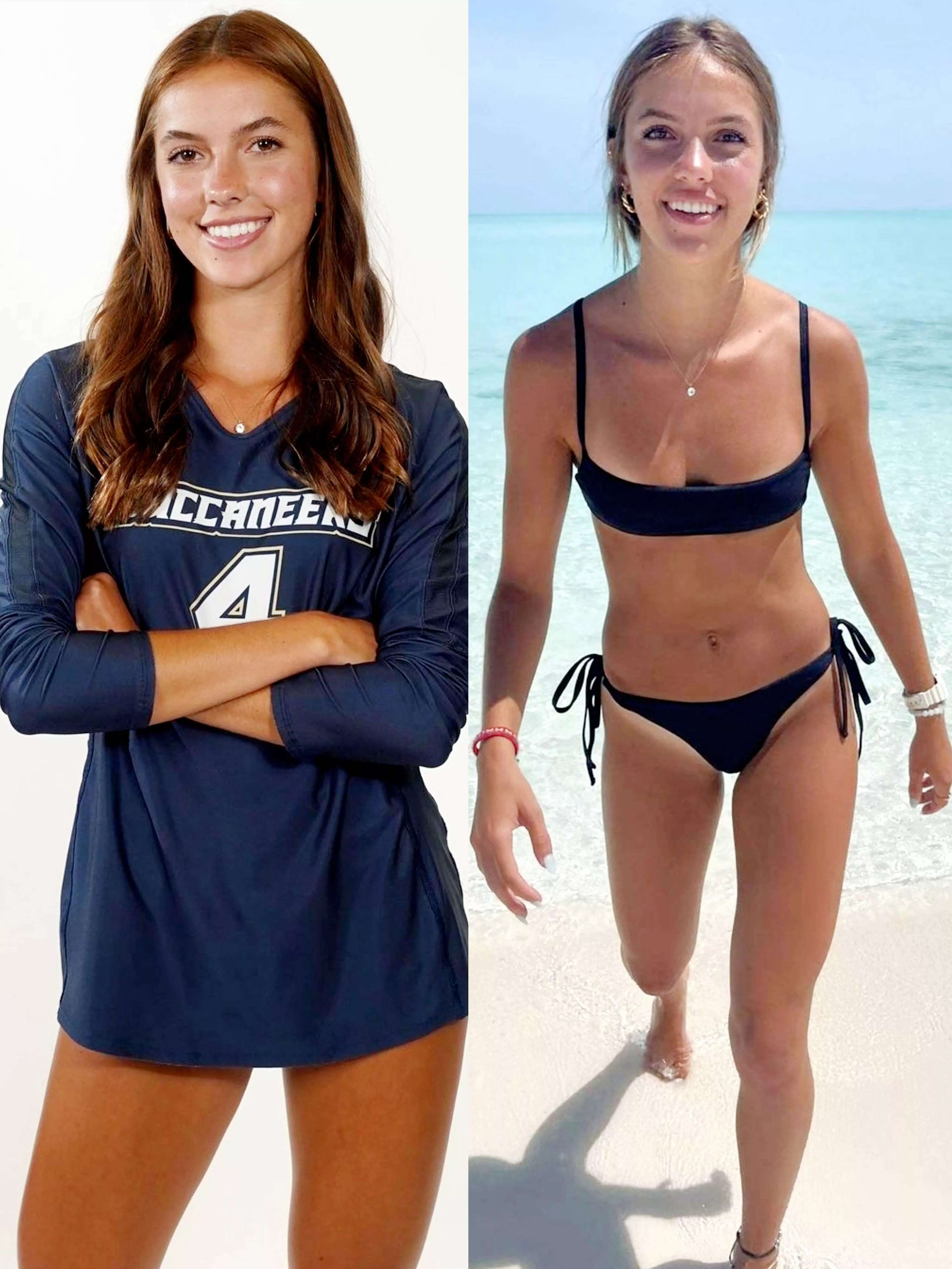 Uniform vs Beach look