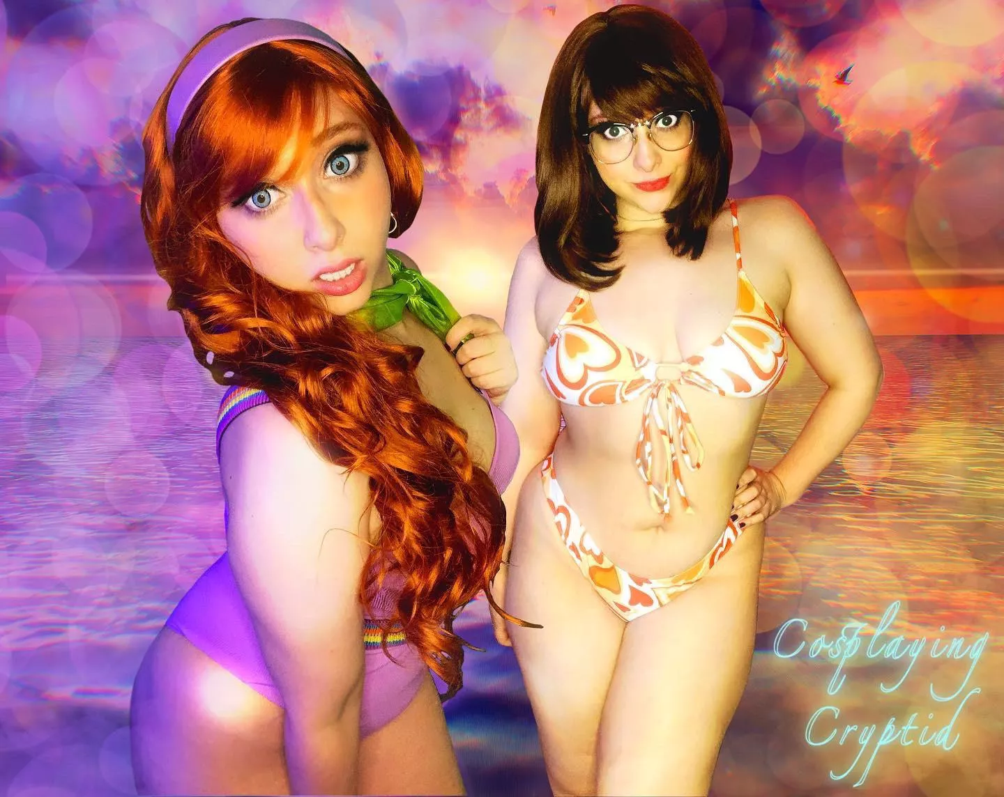 Velma & Daph at the beach! :) by Cosplaying Cryptid