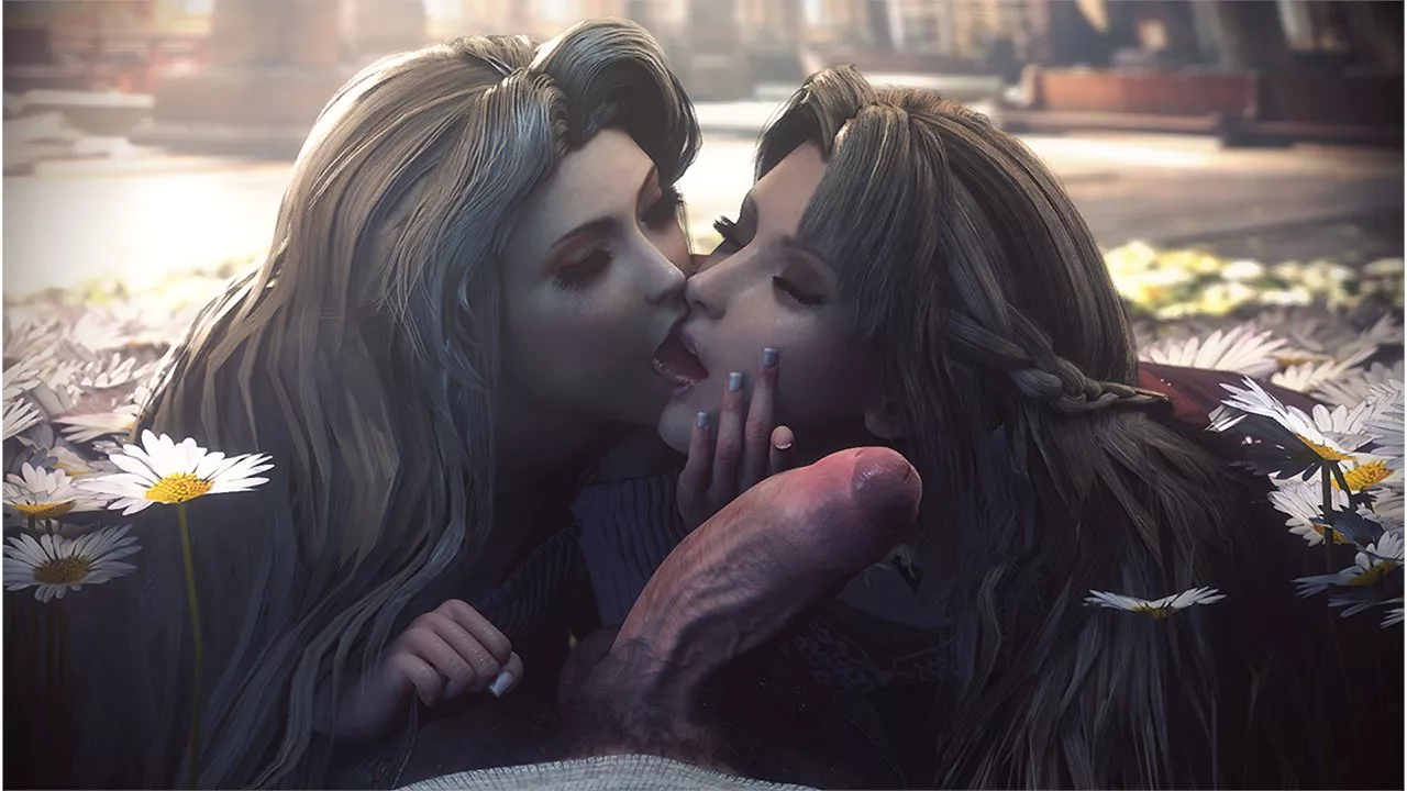 Aerith & Ifalna making out (JJJJD)