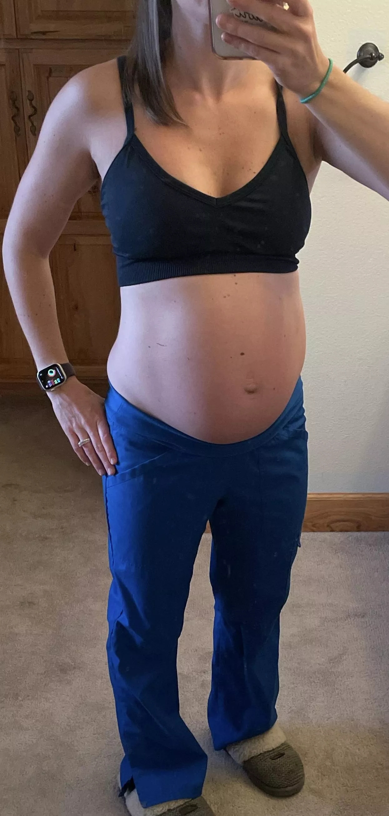 Belly is growing and pants are shrinkingâ€¦.