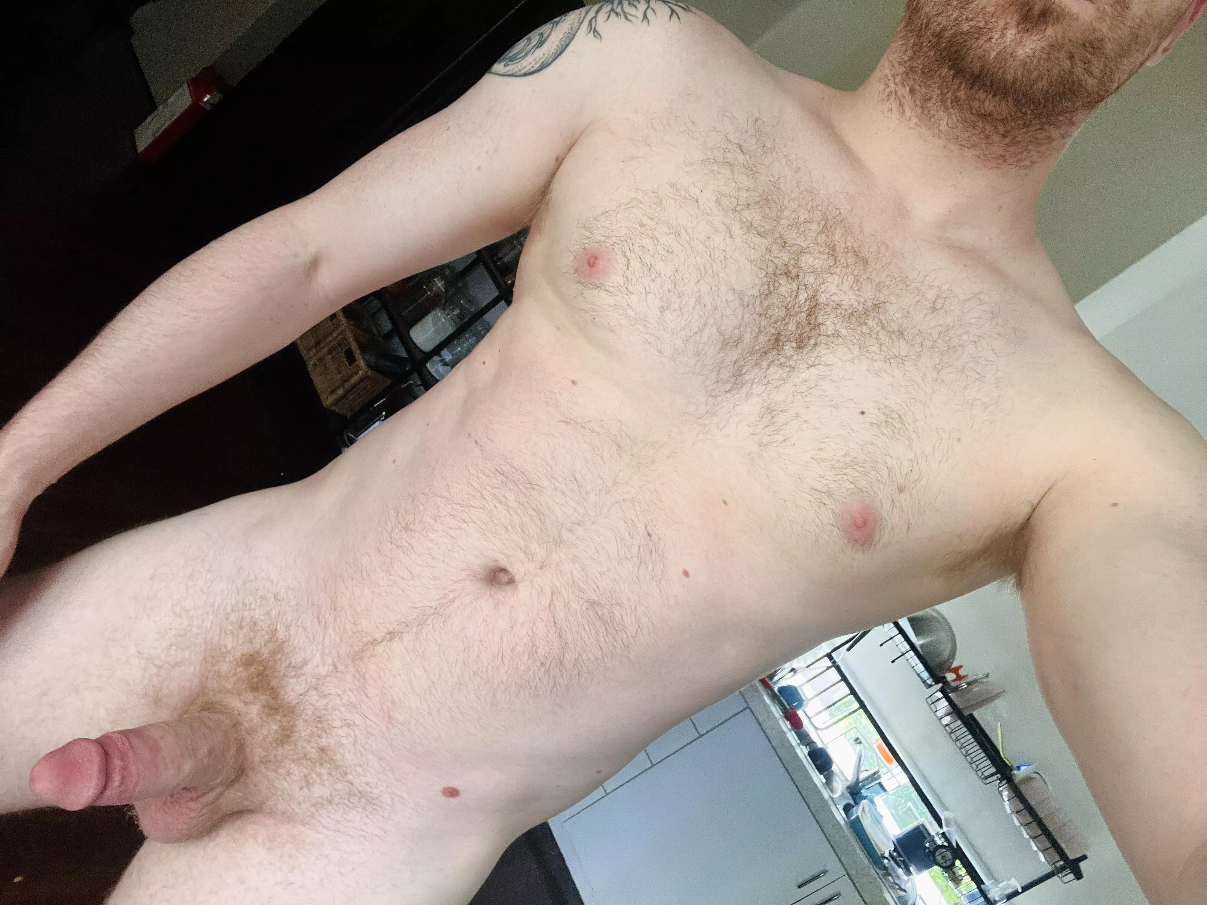 Casual nudity with a semi can still be sexy right?