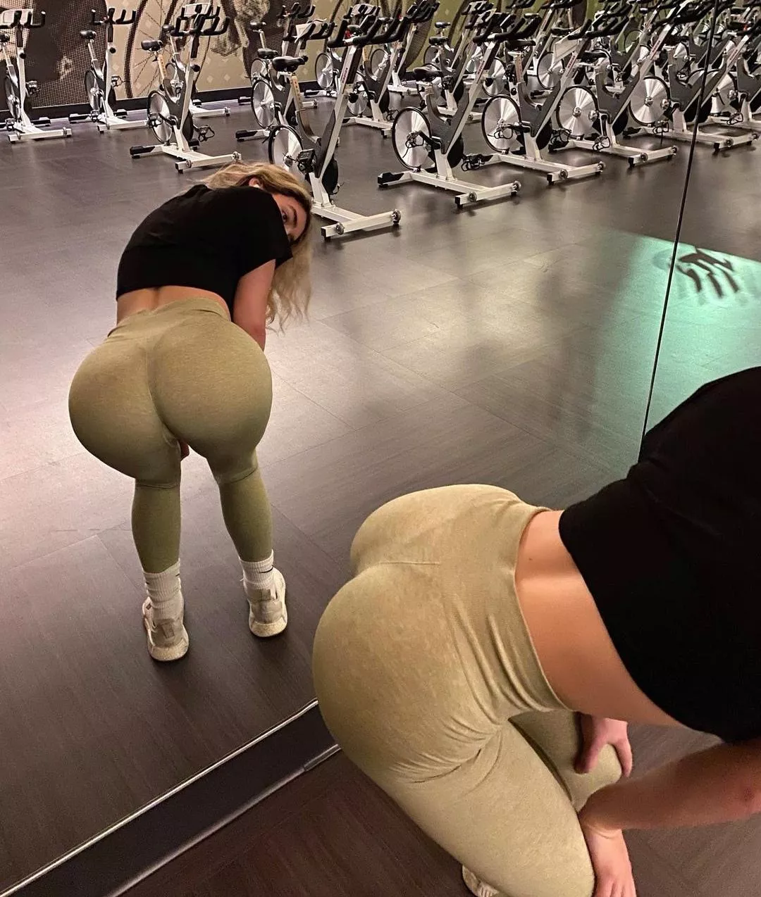 Checking her gains