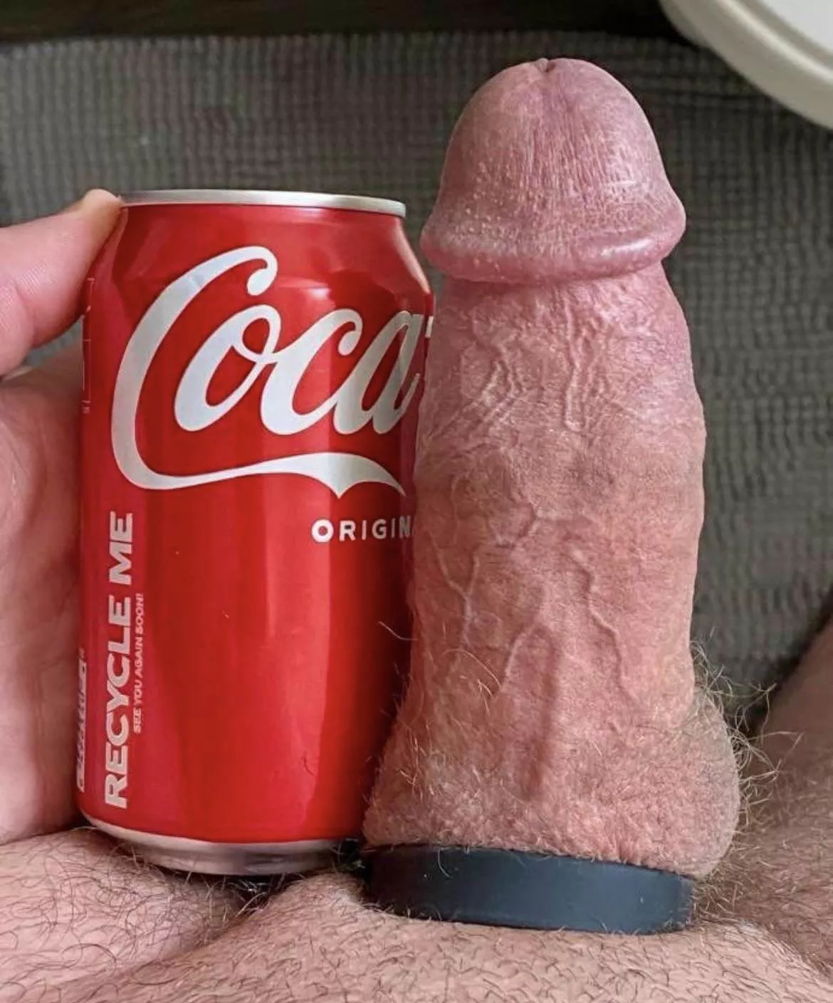 Coke can cock. Who’s comparing?