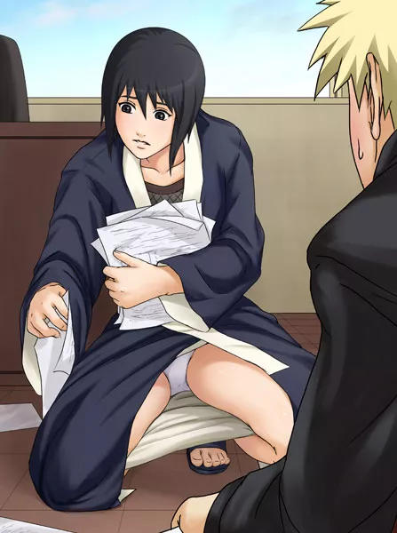 distracted shizune