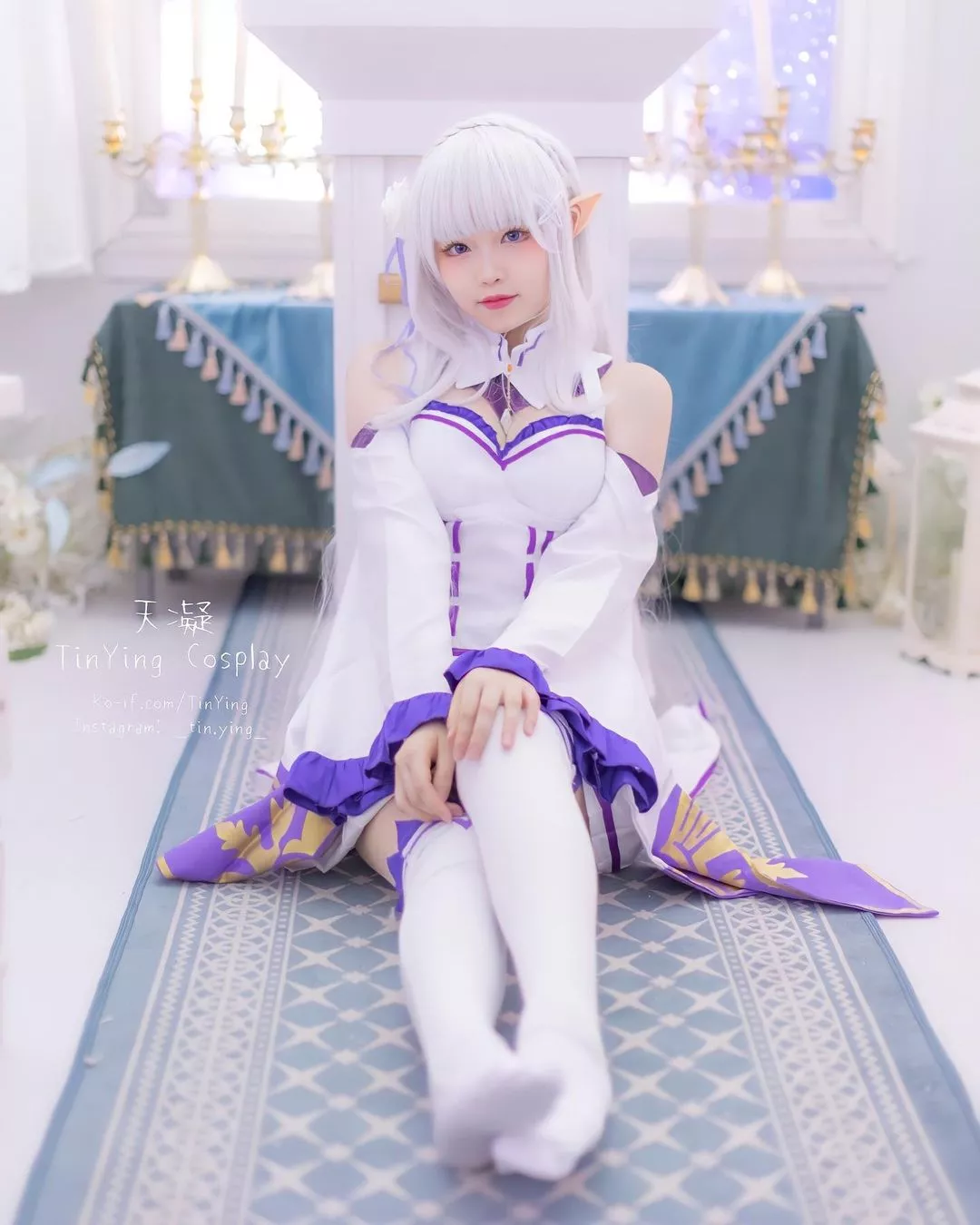 Emilia from RE ZERO (by tin Ying Self)