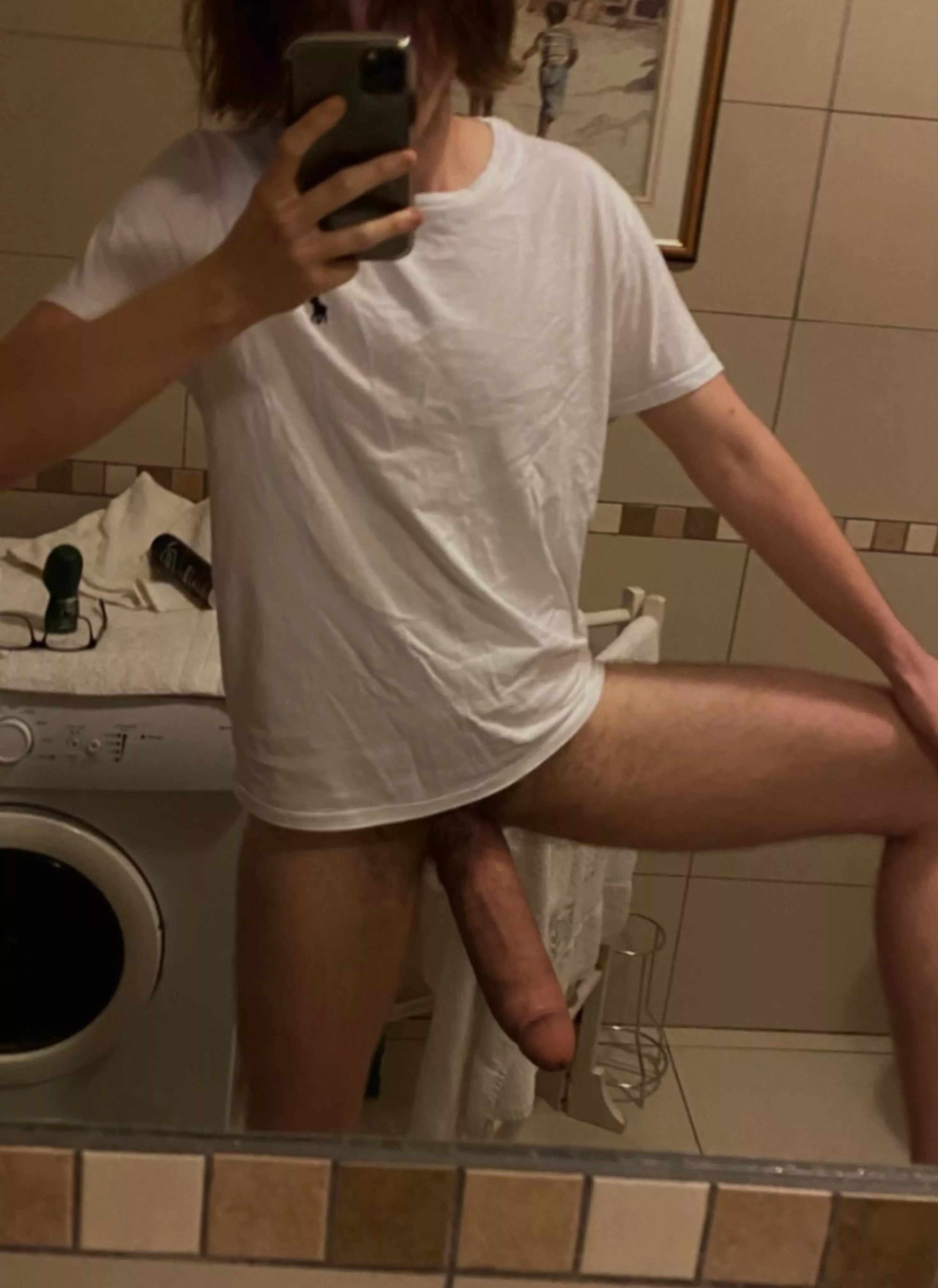 just an 18 year old cock