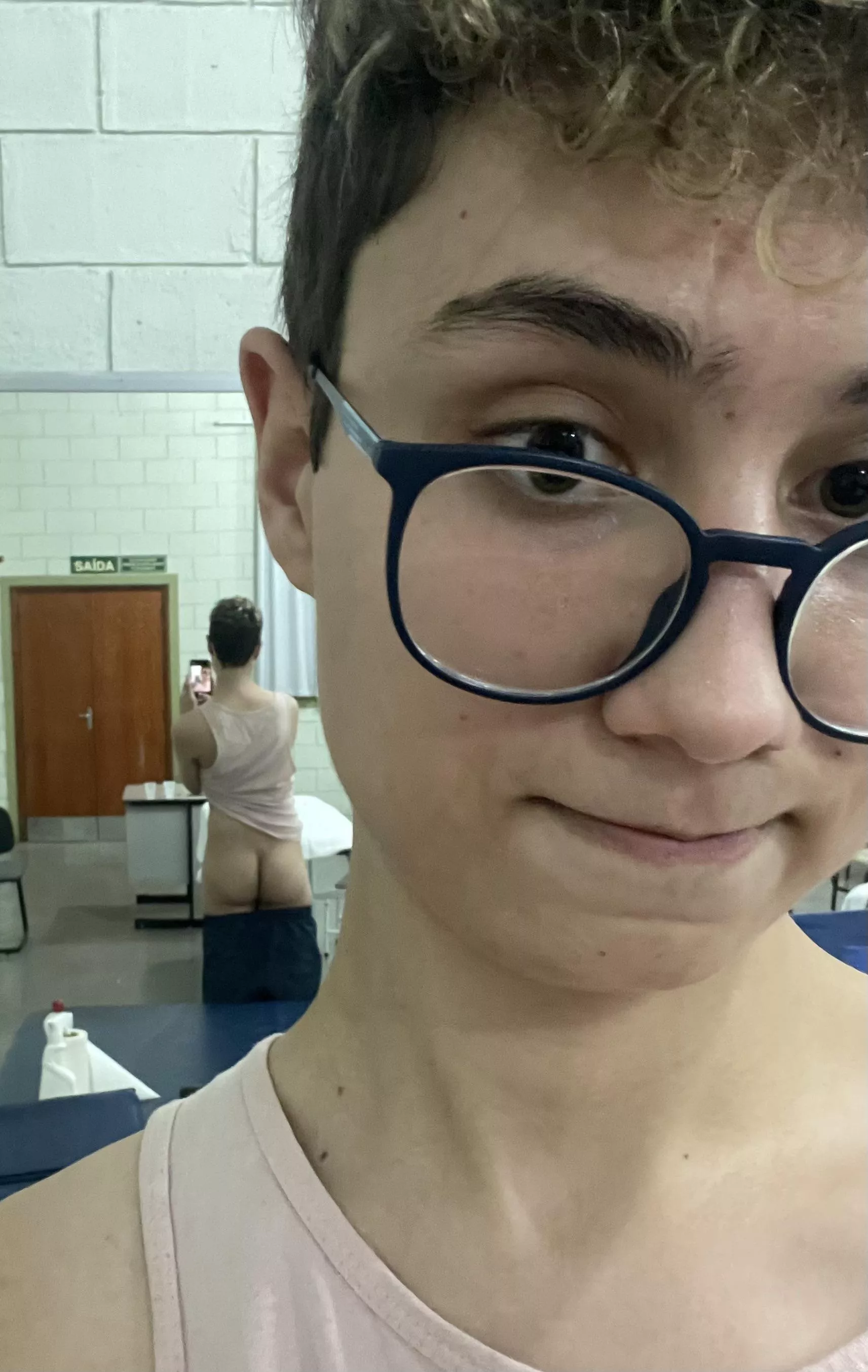 Just taking a selfie at school ðŸ˜ŠðŸ˜œ [20yo]