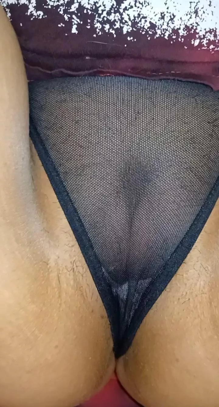 mesh panties don't hide anything