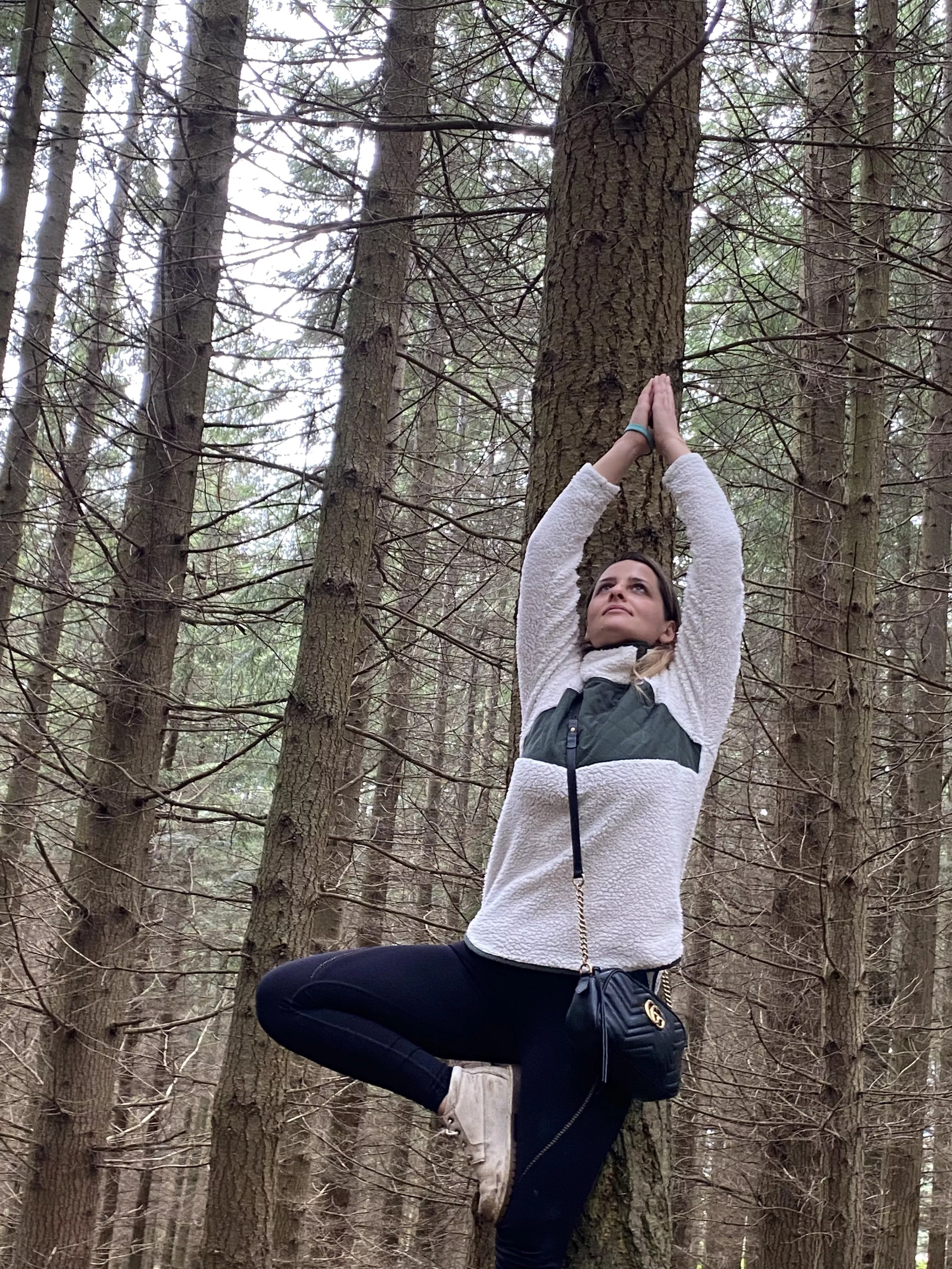 Tree pose amongst the trees ❤️🌱