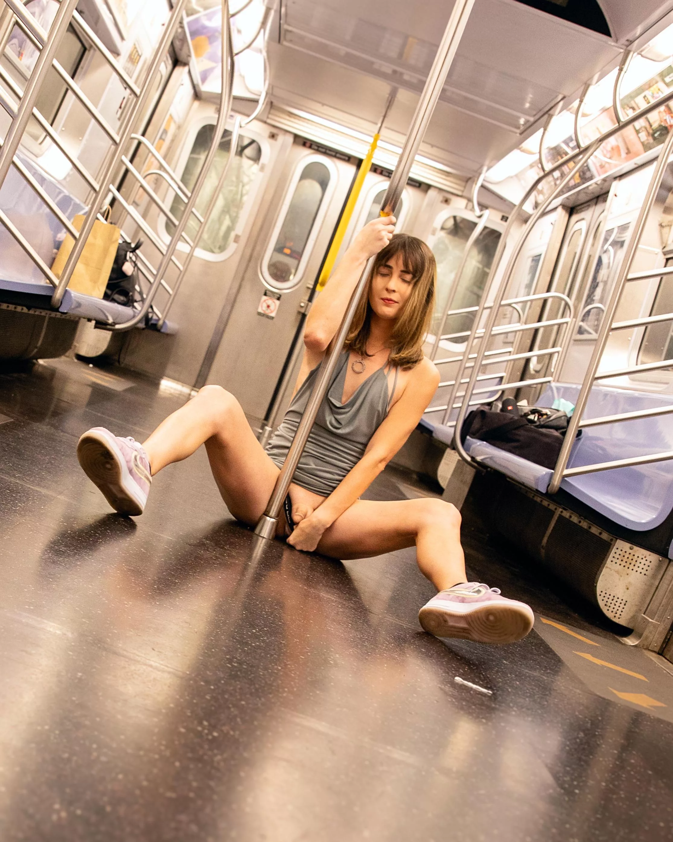 Would you go down on me on the subway?