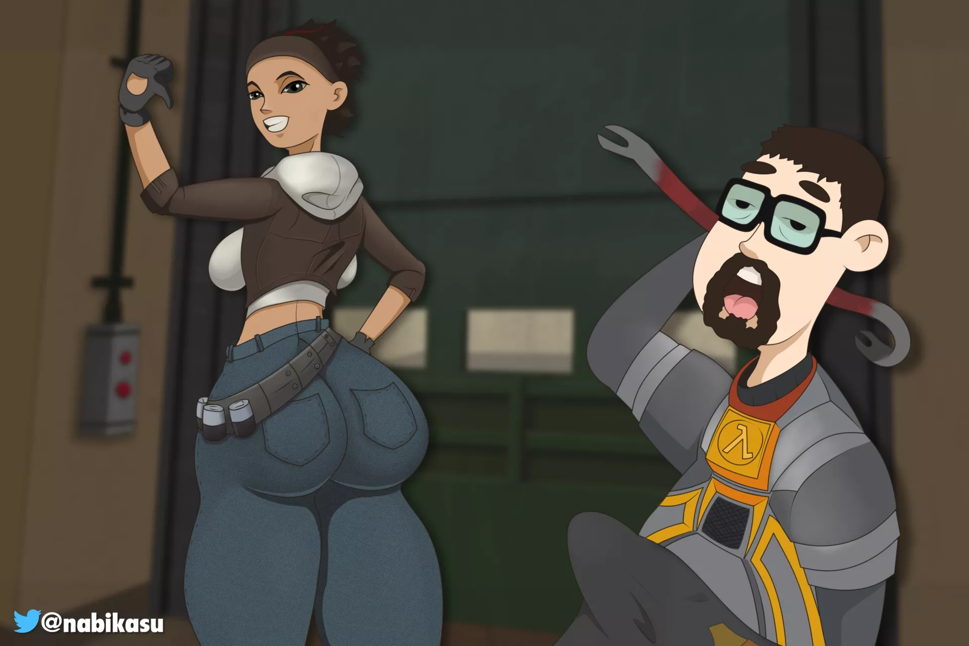 Alyx and Gordon (Half-Life)[Nabikasu]