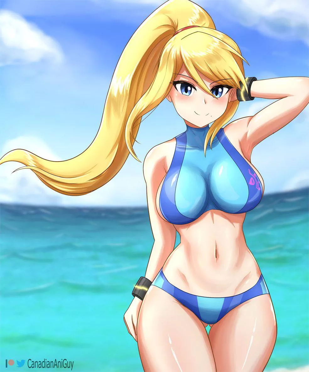 Beach Samus. (@CanadianAniGuy)