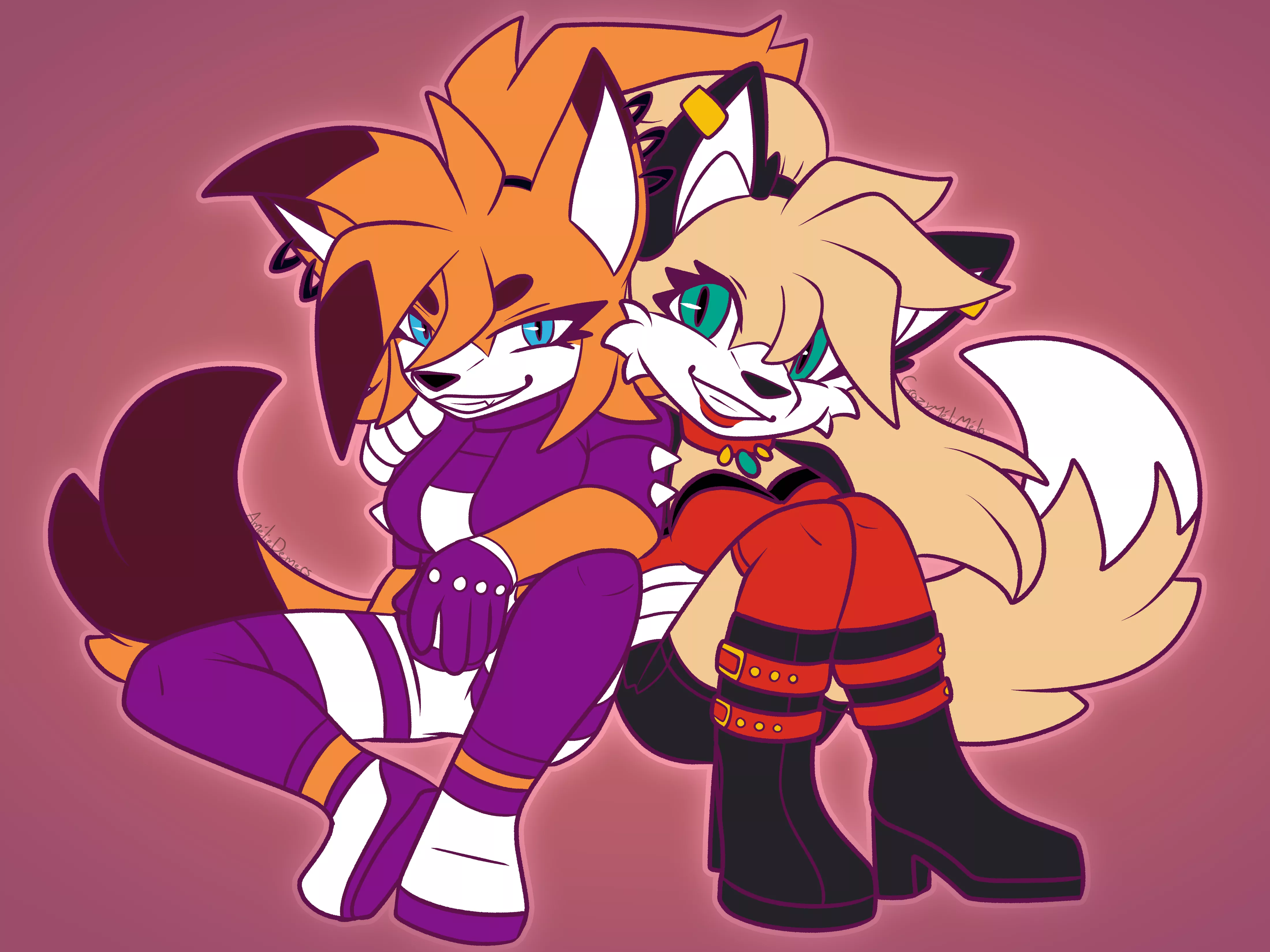 [For Hire] Foxes (Art (c) Me)