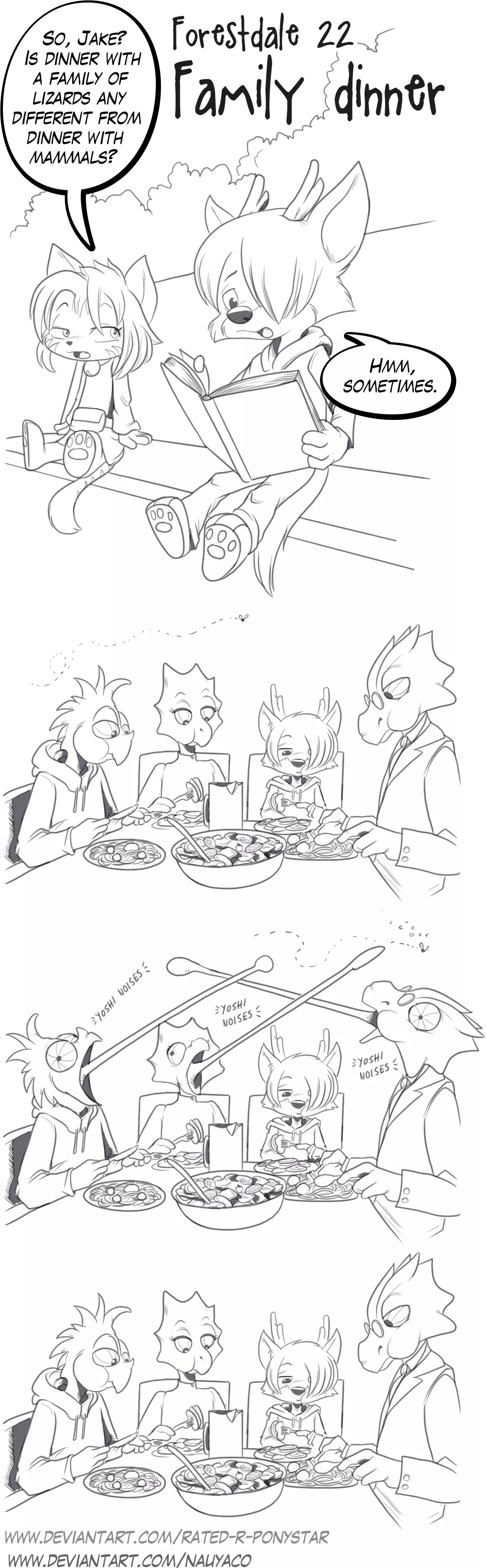 Forestdale 22: Family Dinner. (by nauyaco and talos lives, source in comments)