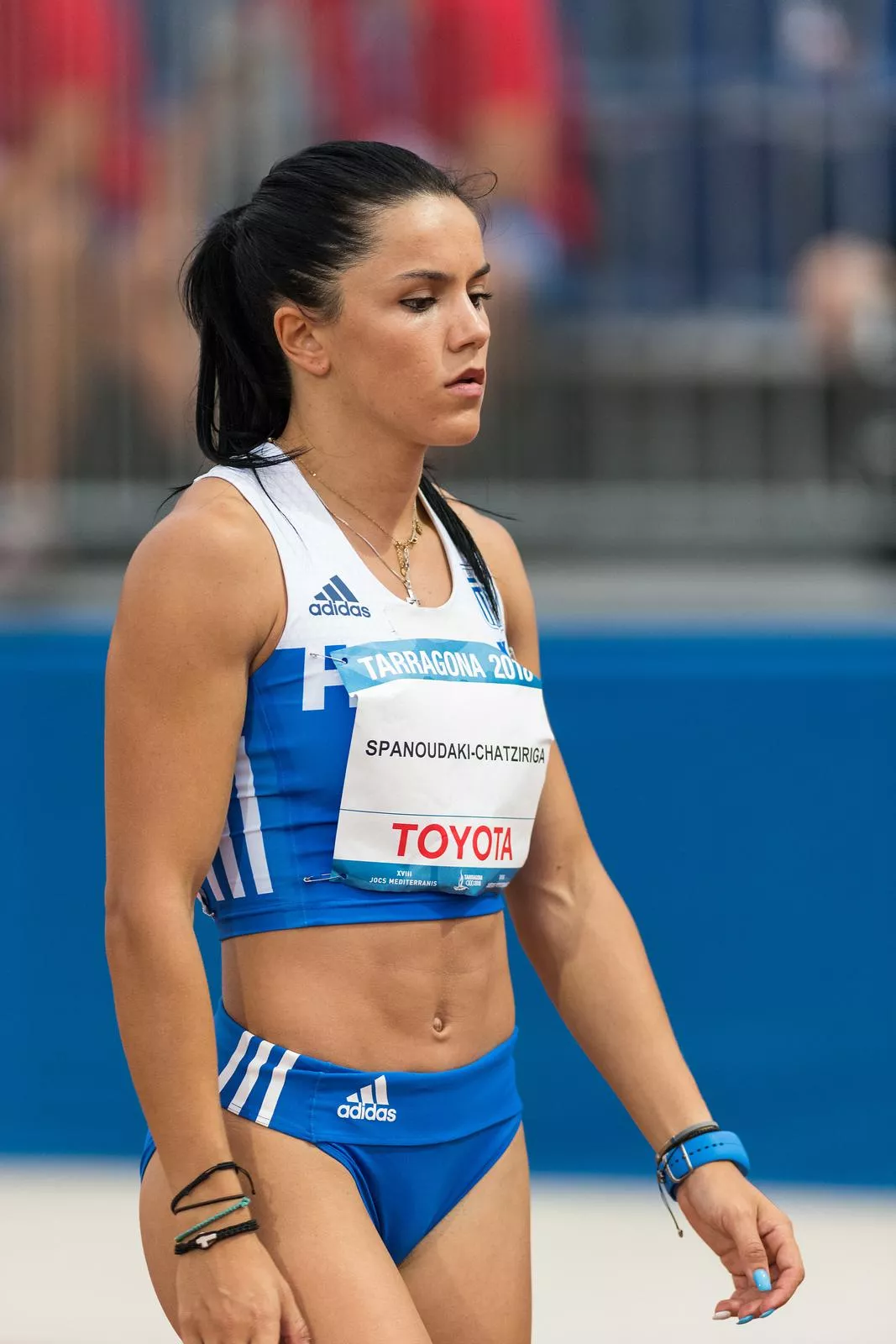 Greek sprinter Rafaela Spanoudaki