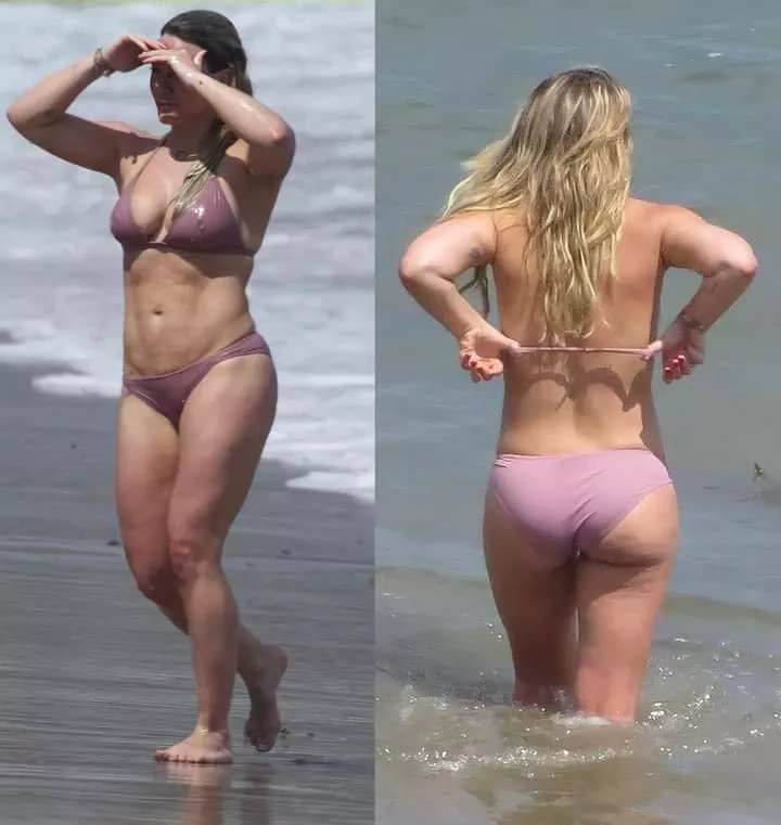 Hilary Duff in a bikini