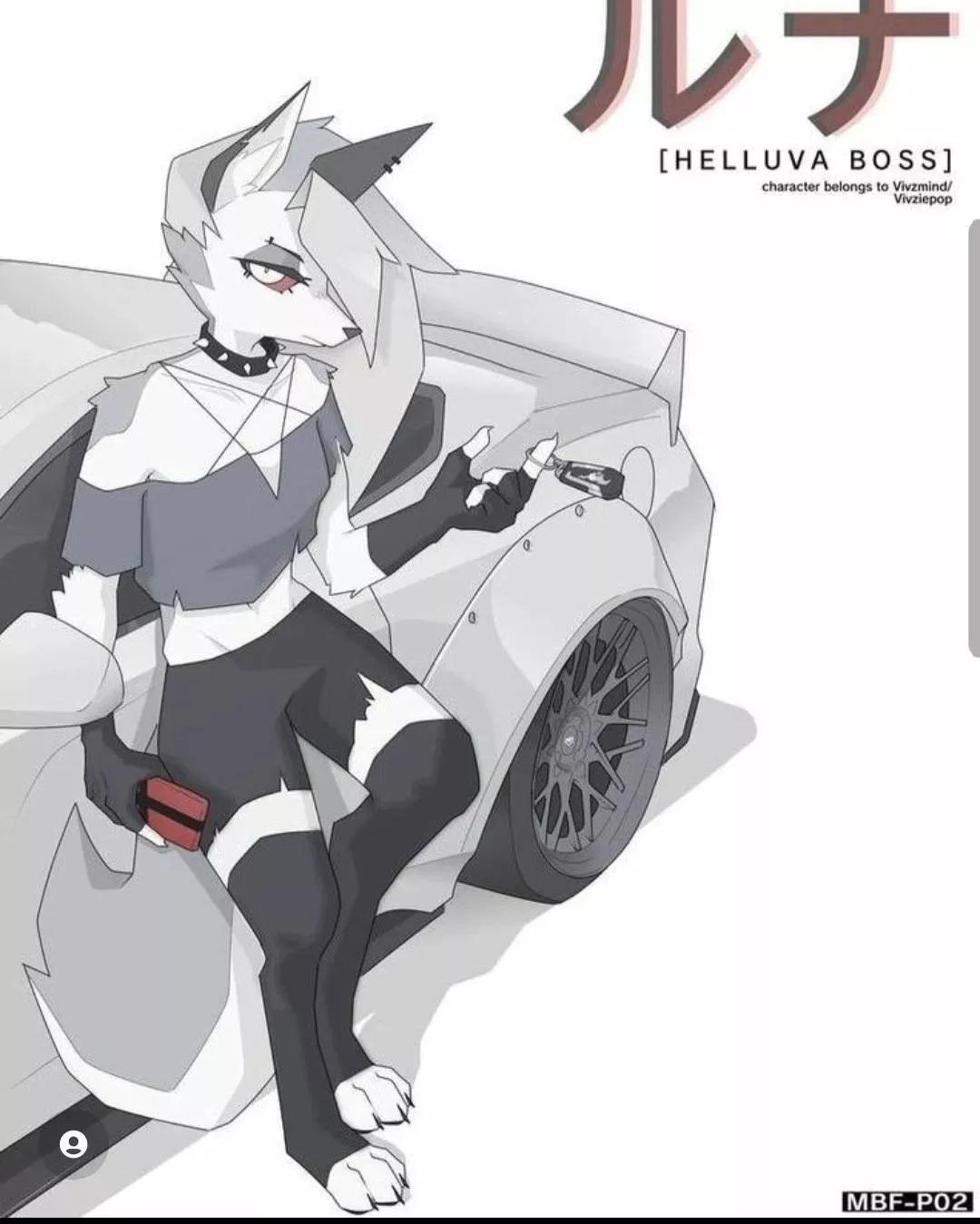 Loona and her new car by (Vivzmid/Vivziepop)