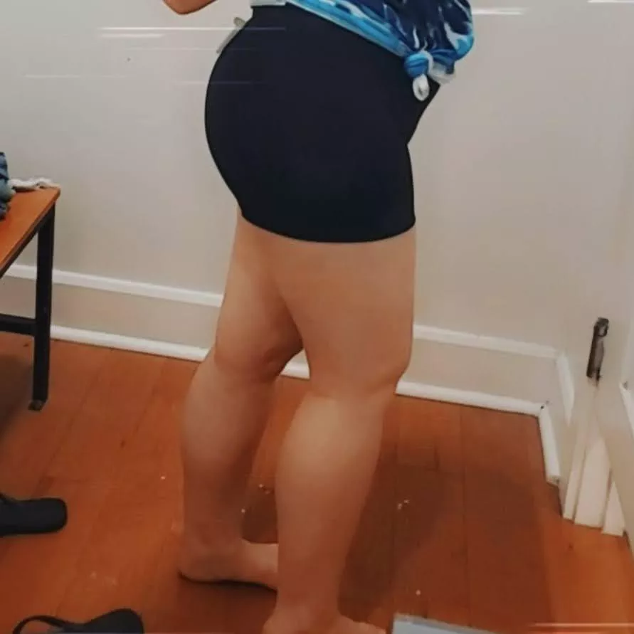 Love how my ass looks in these tight shorts