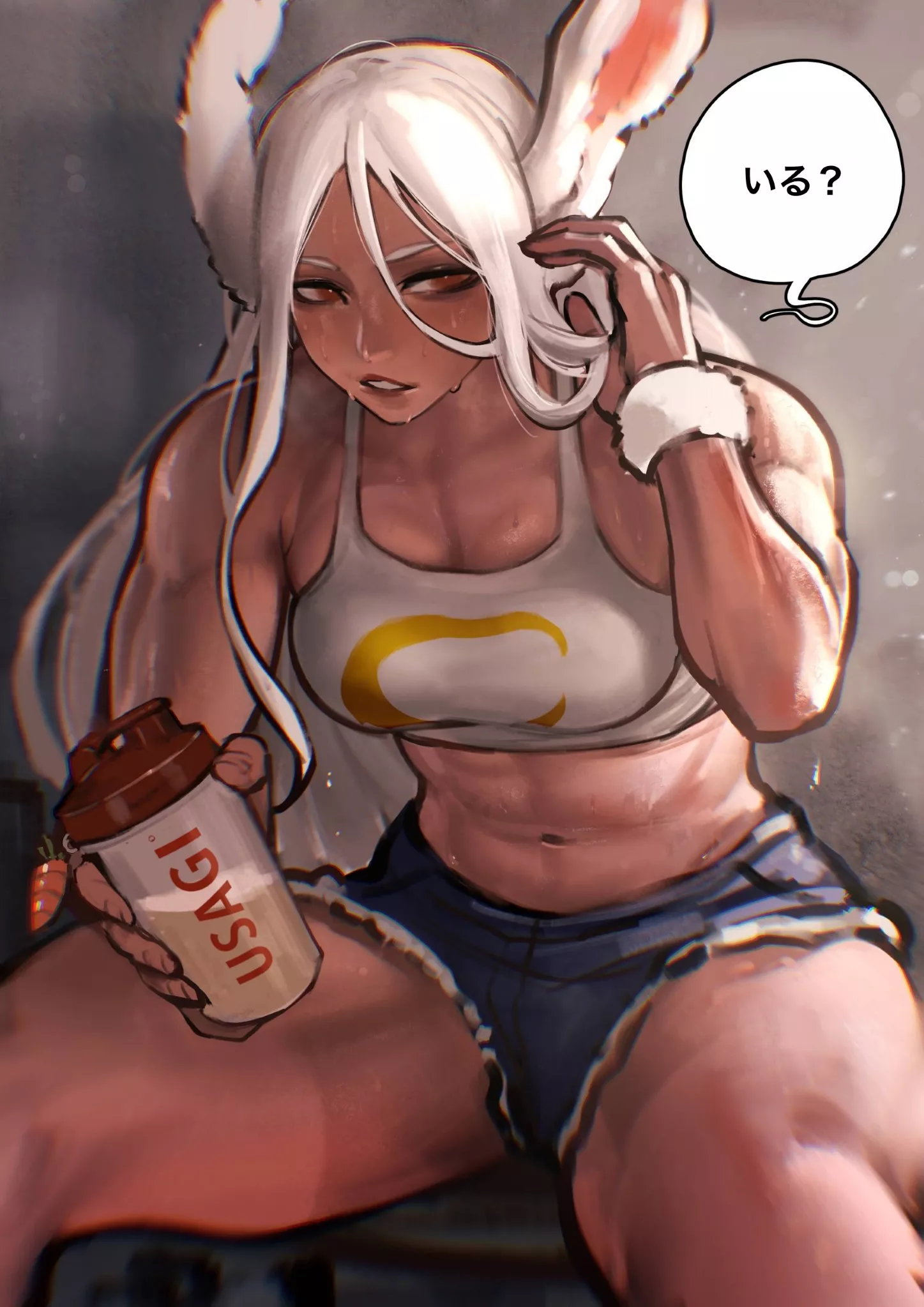 Miruko at the gym (By aYaKi) [My Hero Academia]