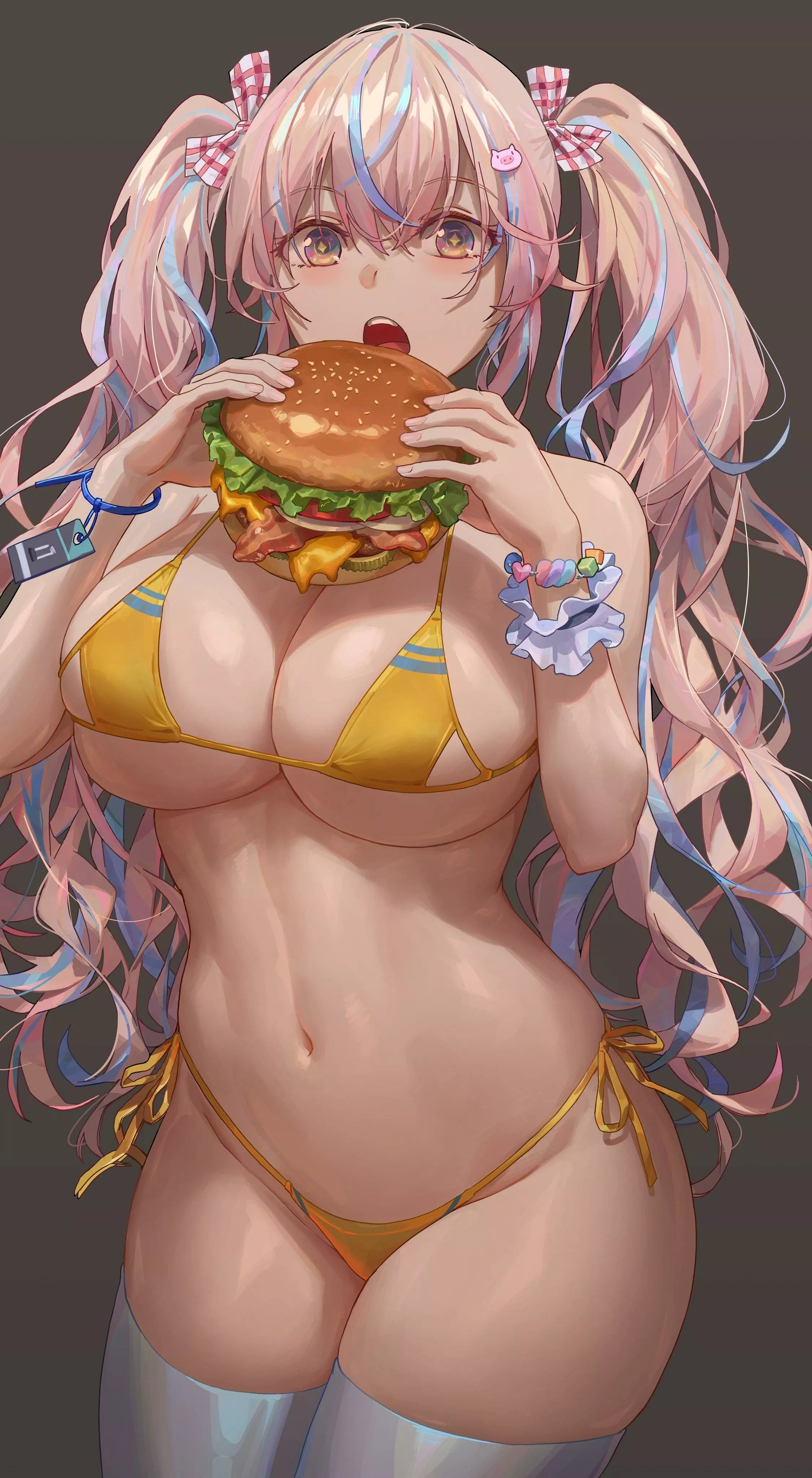 Monching on a Burger [Artist's Original]