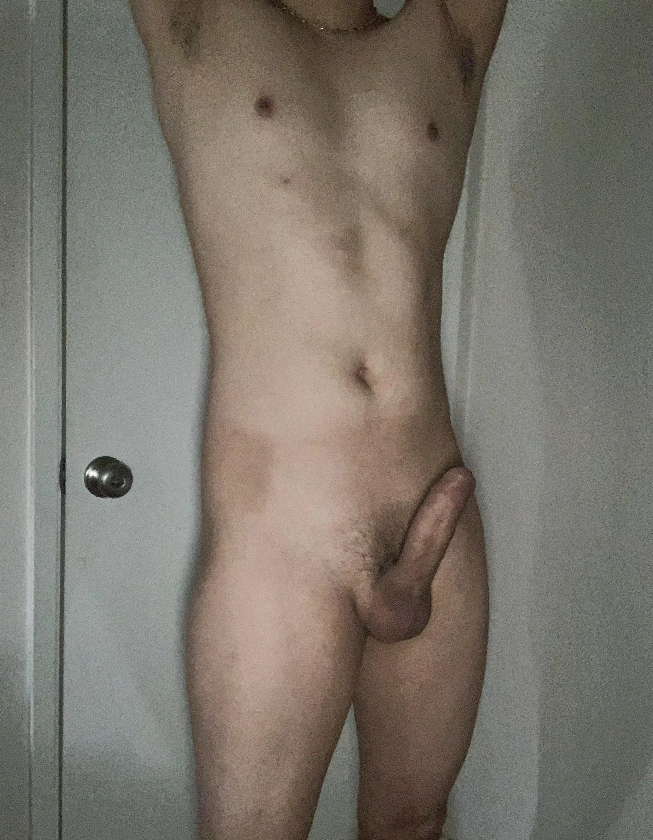 Skinny frame, Long cock