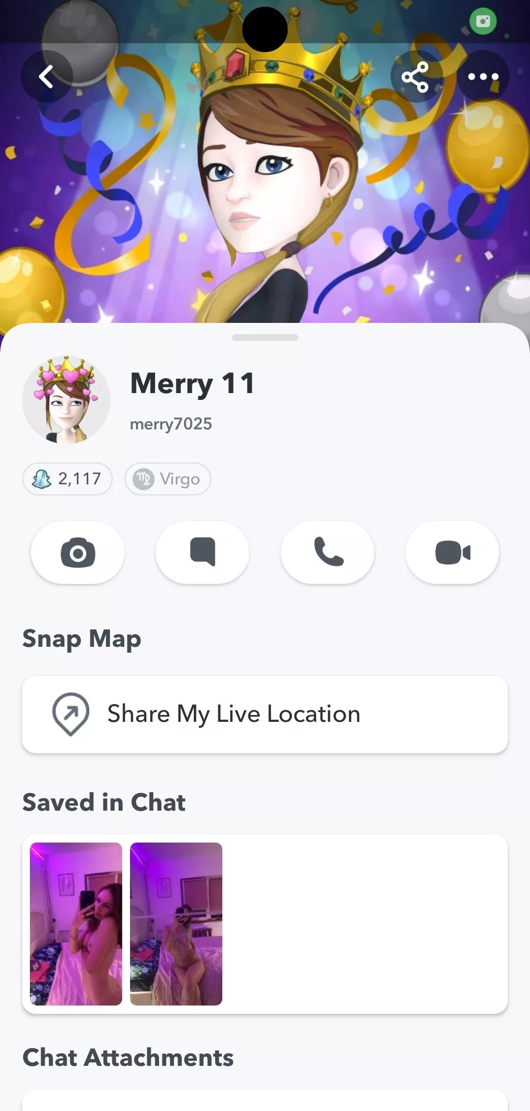 add her she sends