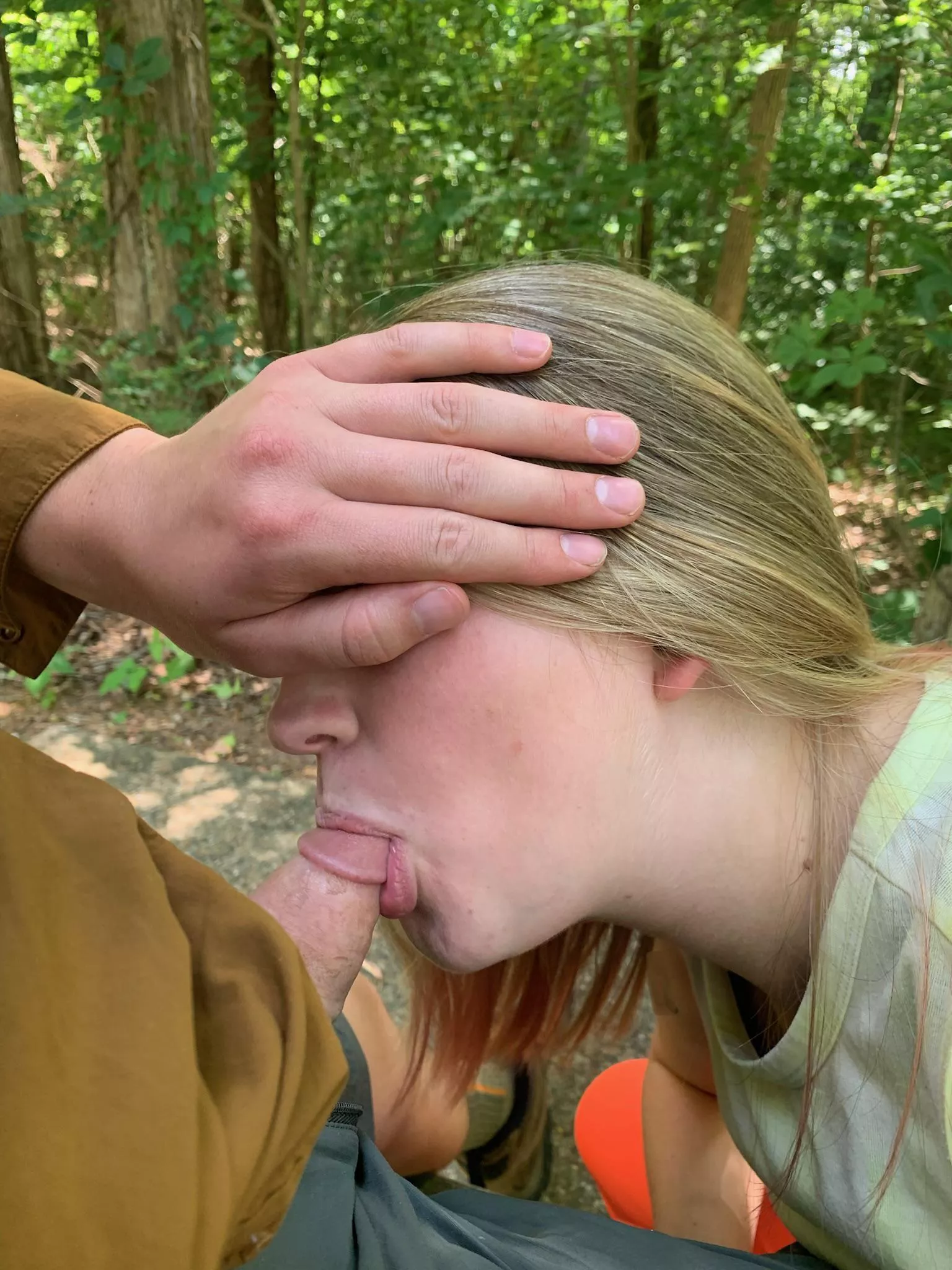 Blowjob on a hike, we donâ€™t think we got caught, anywayâ€¦