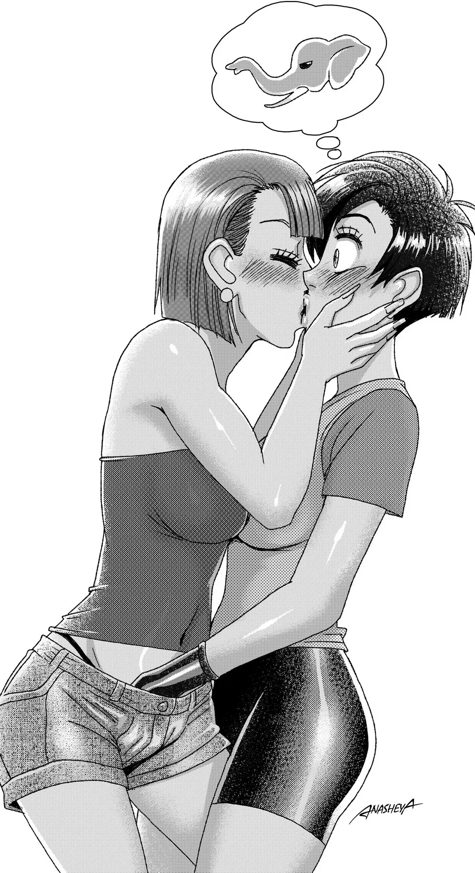 Bulma And Videl A Discovery (Anasheya) [Dragonball Z]