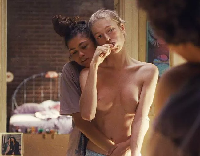 Hunter Schafer and Zendaya