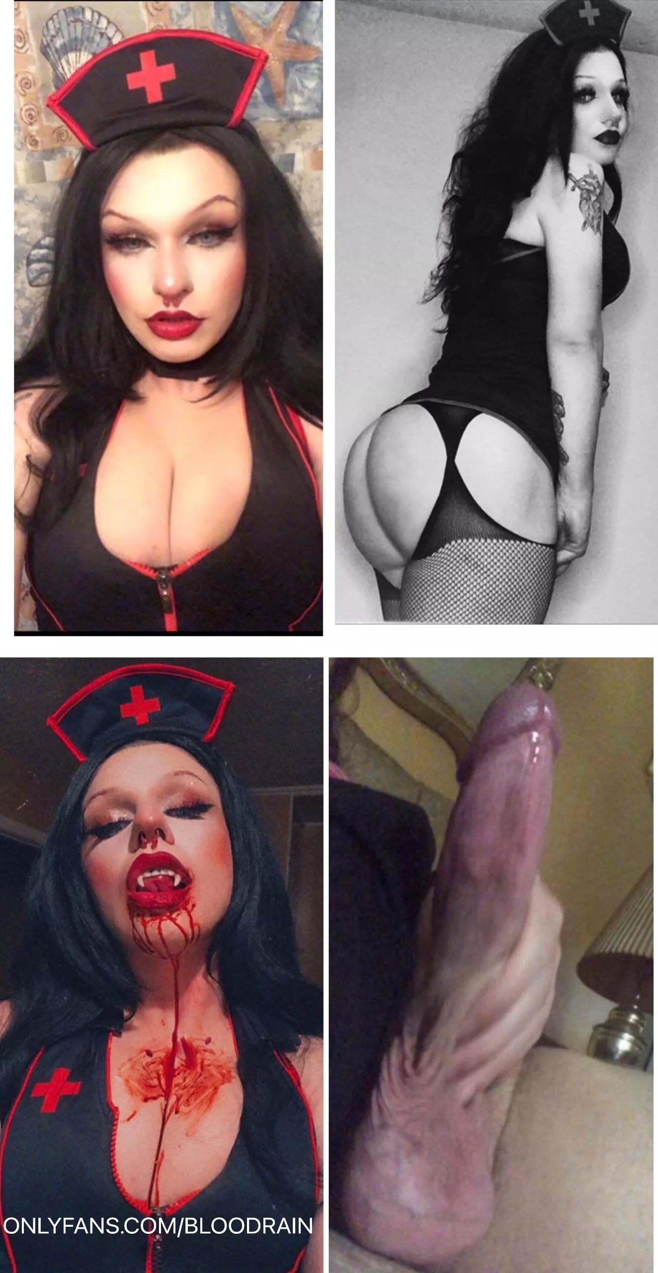 Iâ€™m your sexy af nurse treating you, and suddenly I start to bite you and devour you - you turn into my personal little toy, my cock slave, and my dildo to worship me. Whatâ€™s next? ;)