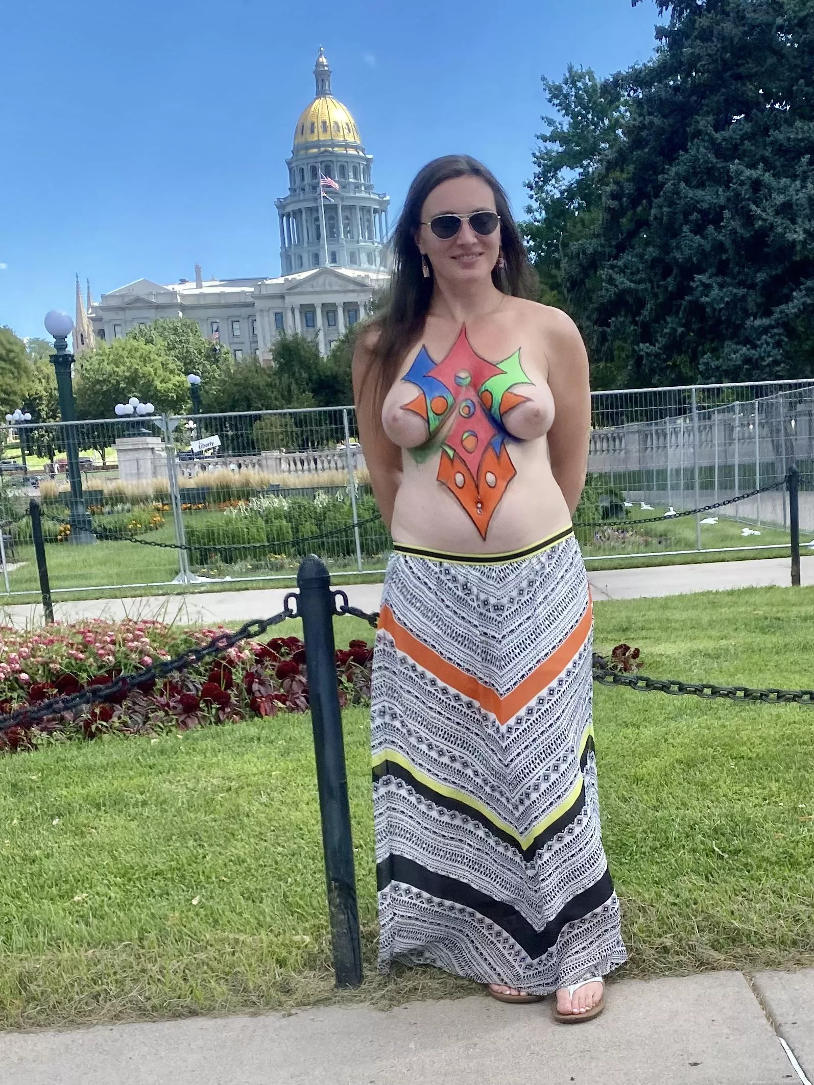 My painted titties at DenverGoTopless 2022 [OC]