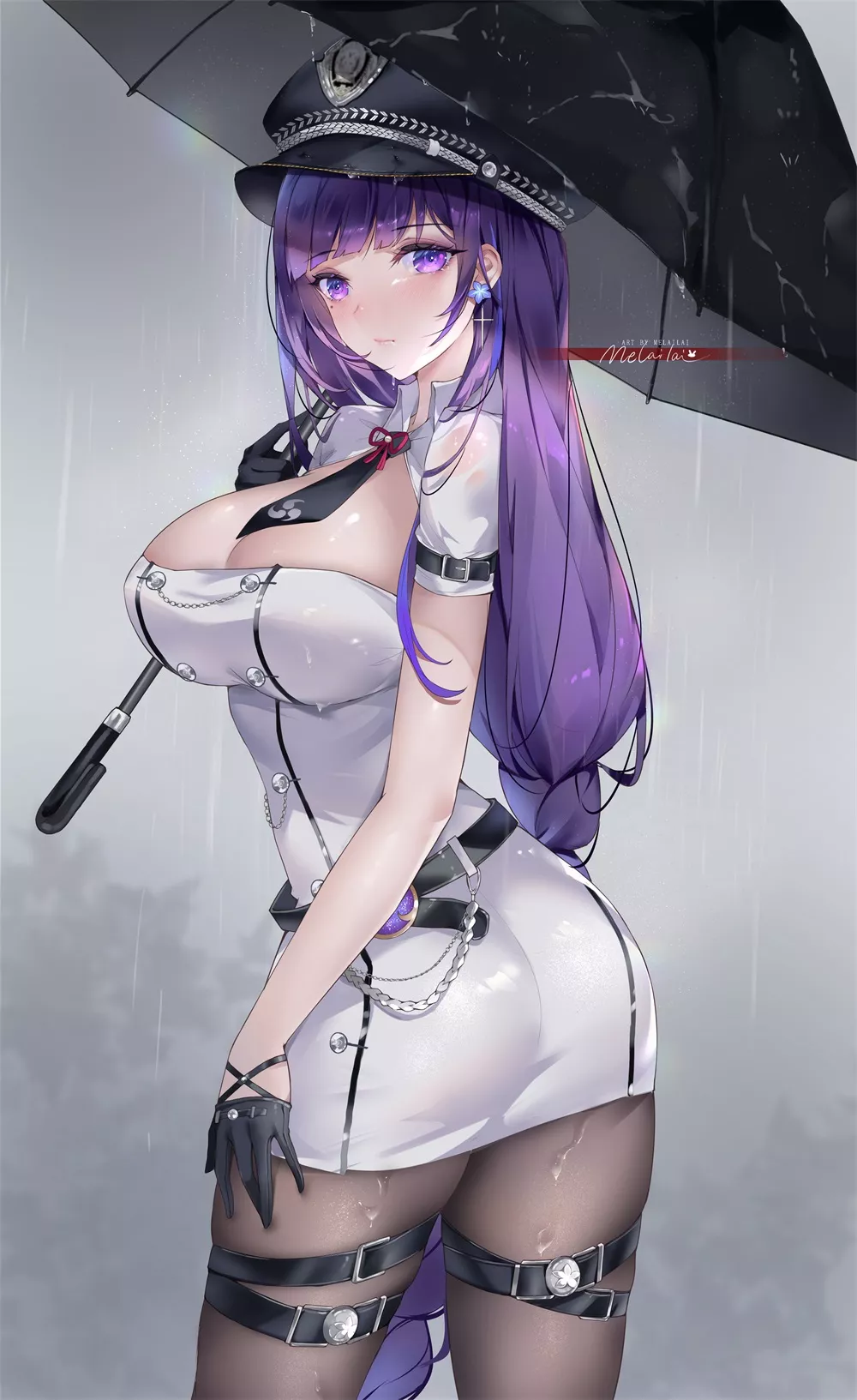 Raiden Shogun Caught In The Rain (Lai Lai ) [Genshin Impact]