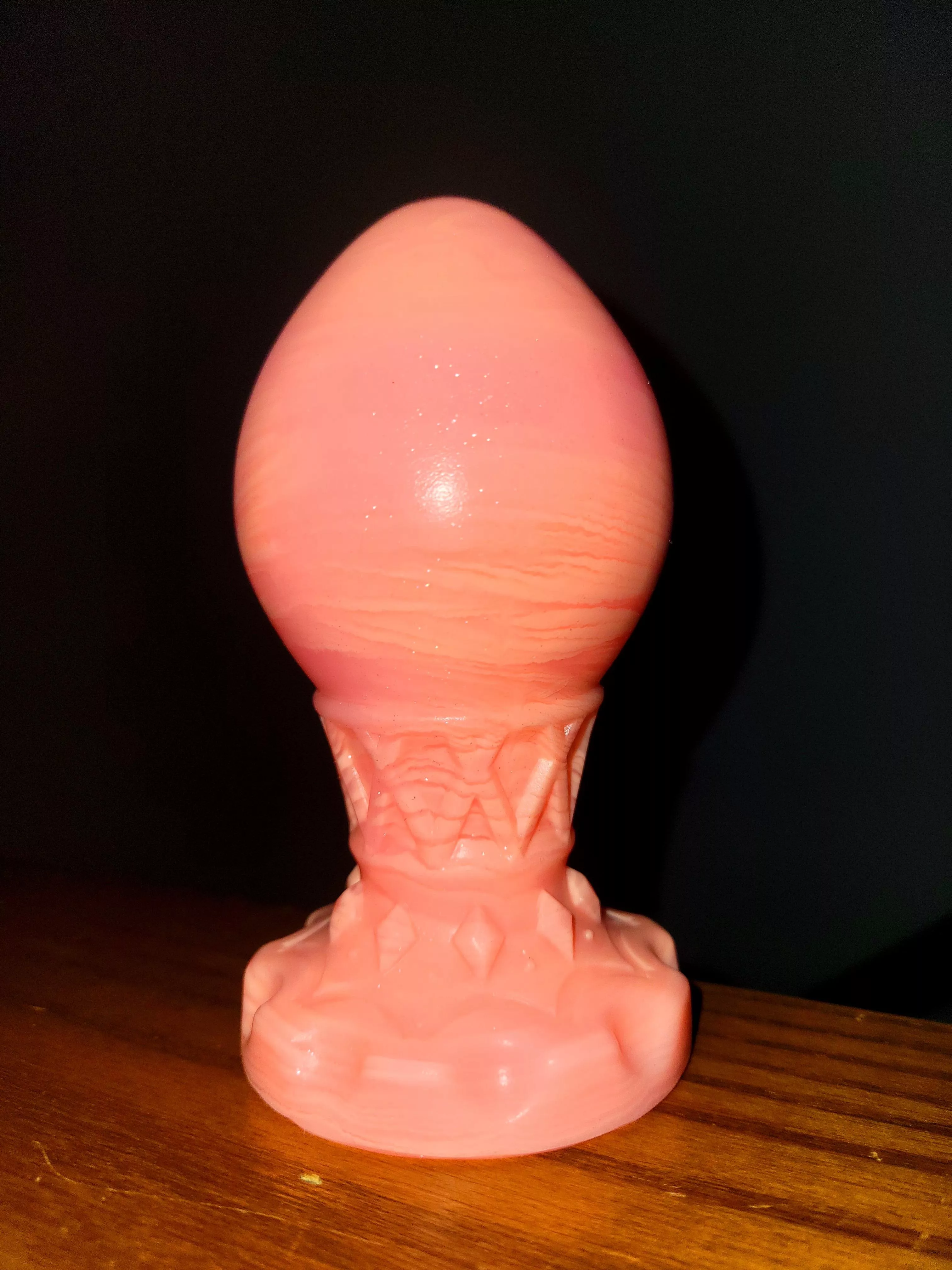 Received a beautiful mystery XL Roc Egg Plug from Pleasure Forge today. Pleasantly surprised to say the least!