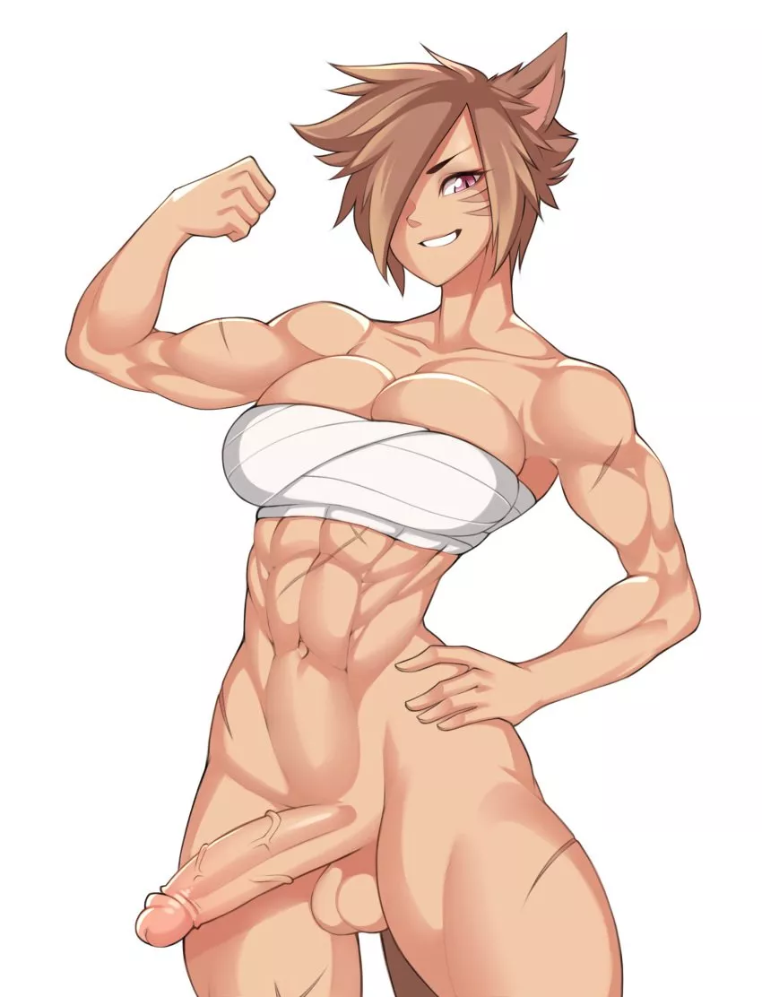 Ripped Miqo'te with something more (RD_RN00)