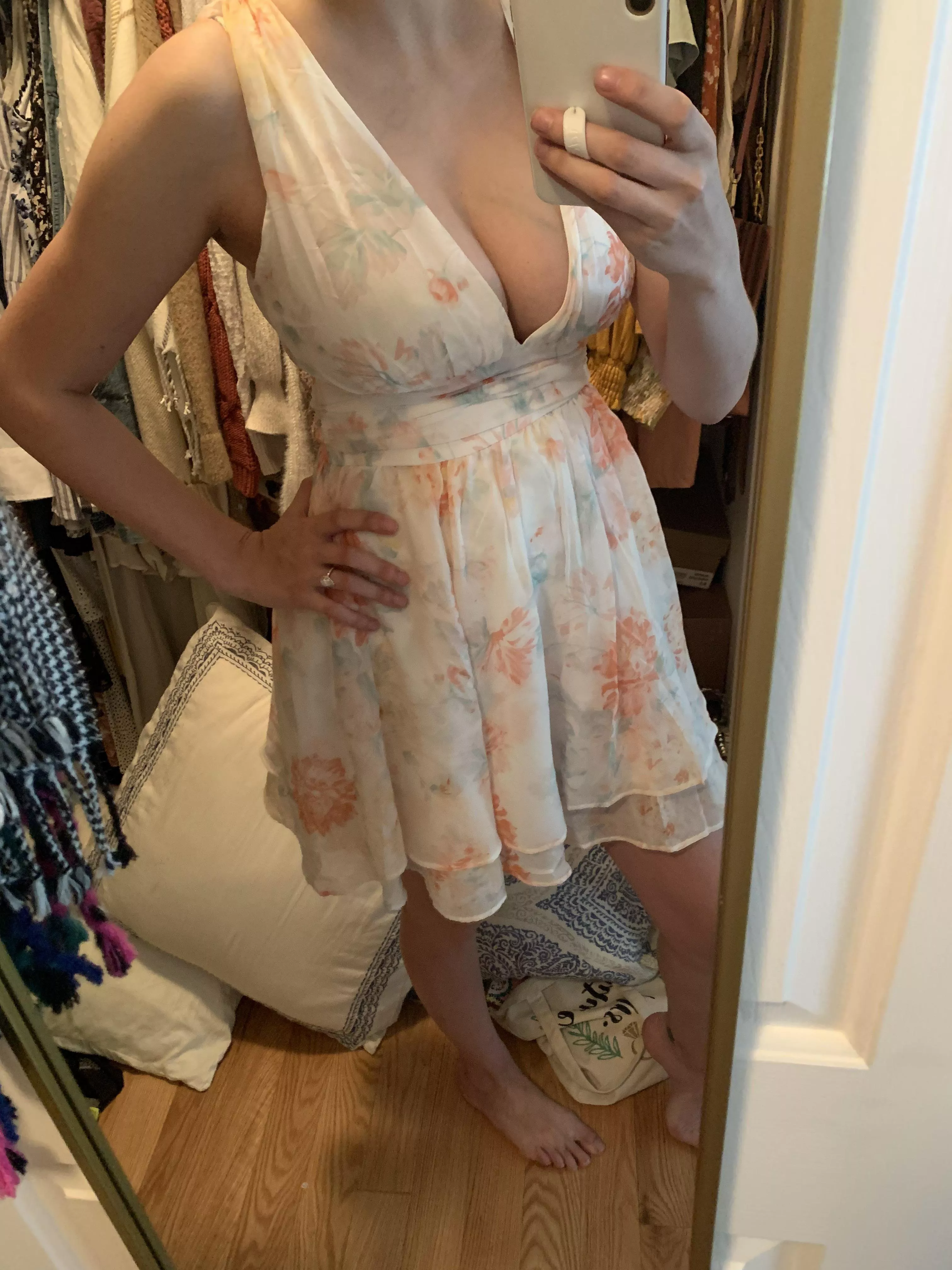 Wearing this dress out again tonight, dm sample to trade.