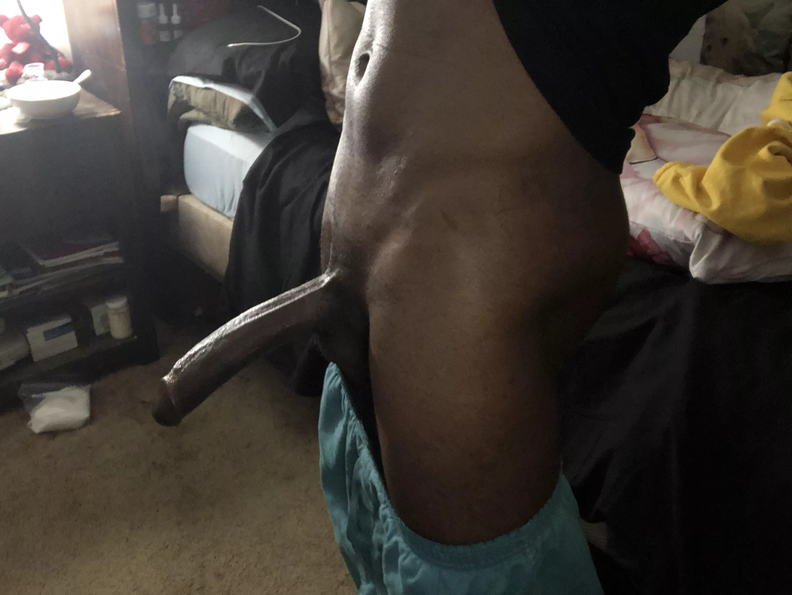 Would you suck the whole thing and let me stretch you?