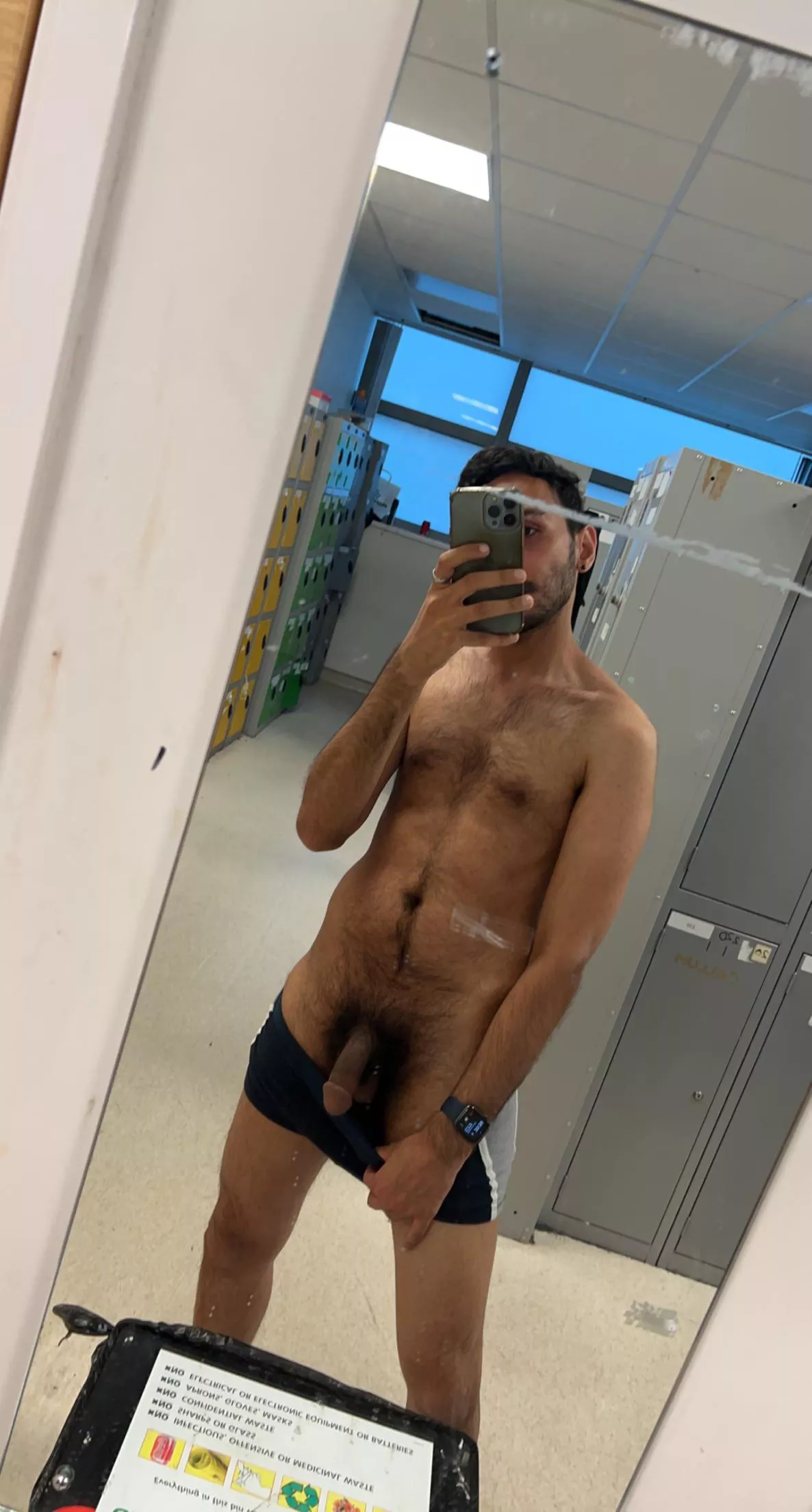 After work in the locker room 🥵