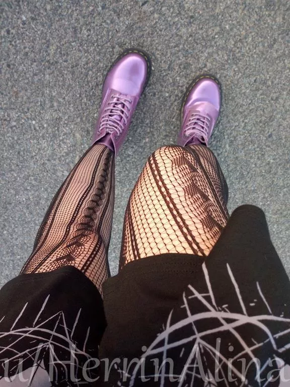 boots and fishnets