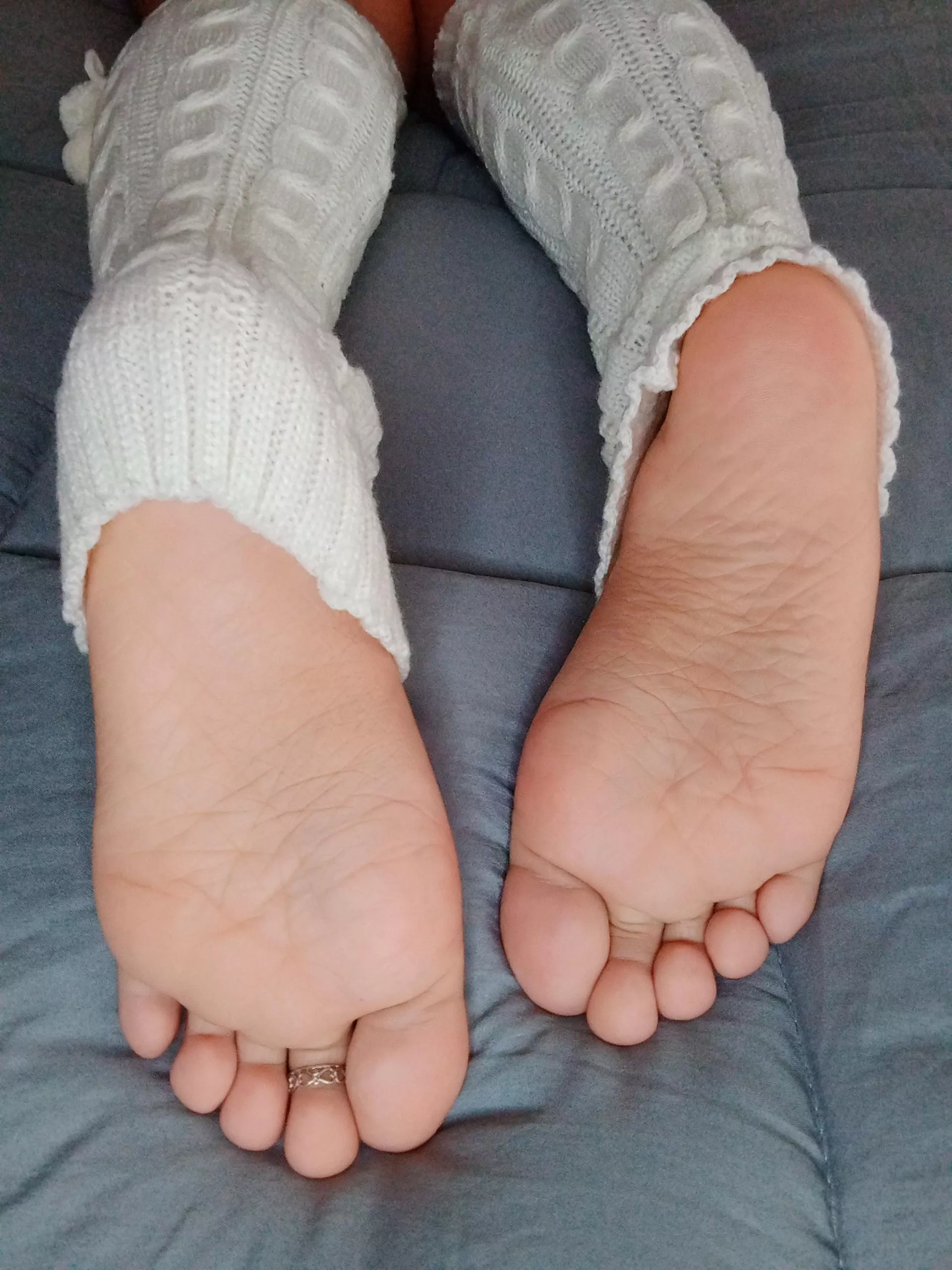 go ahead and sniff my soles