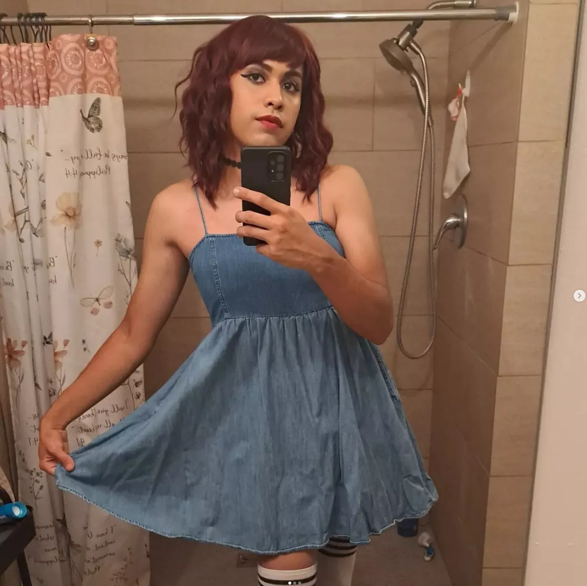 Me in a dress, what do you?