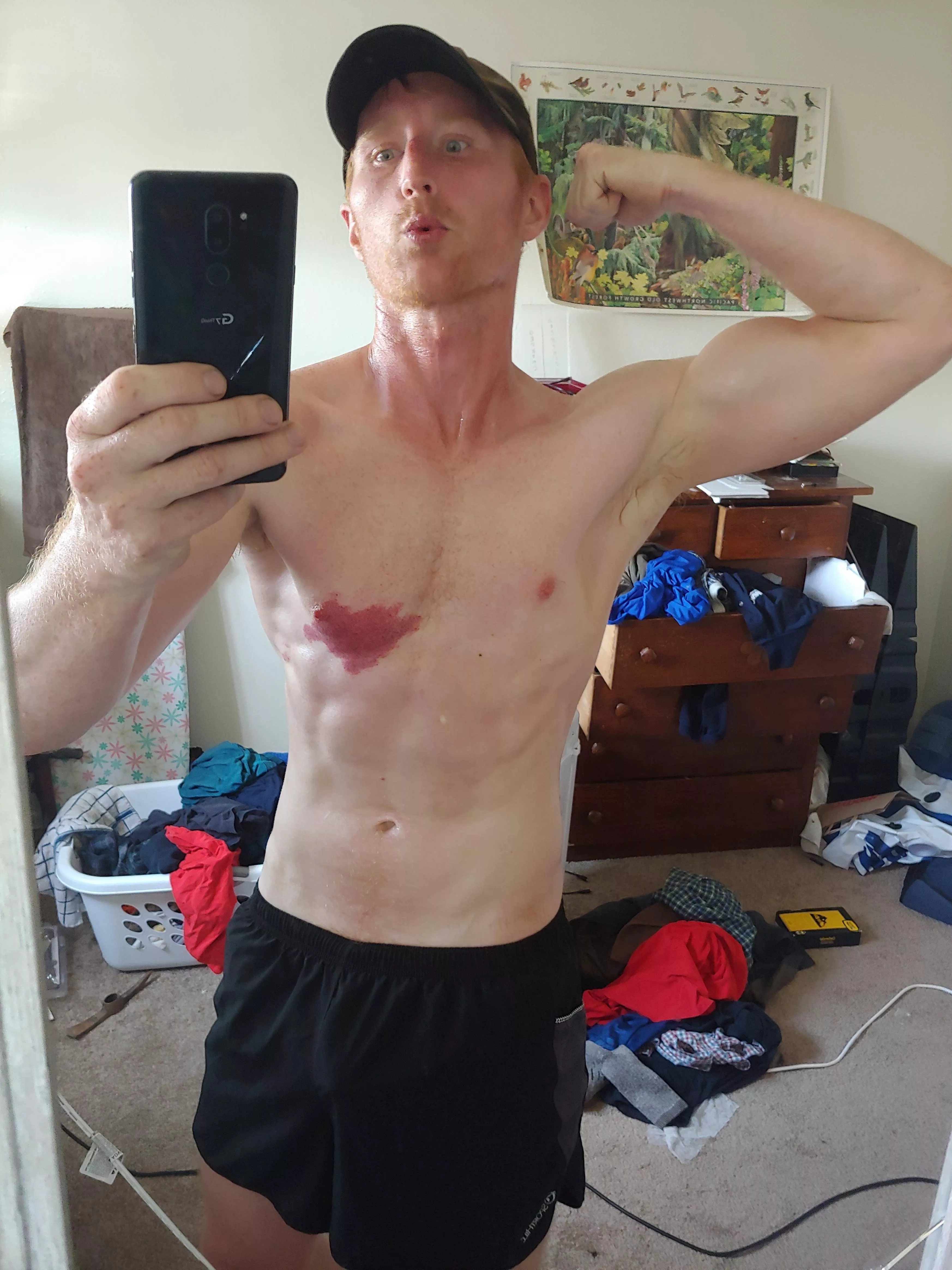 Still catching (m)y breath after an 85Â° run