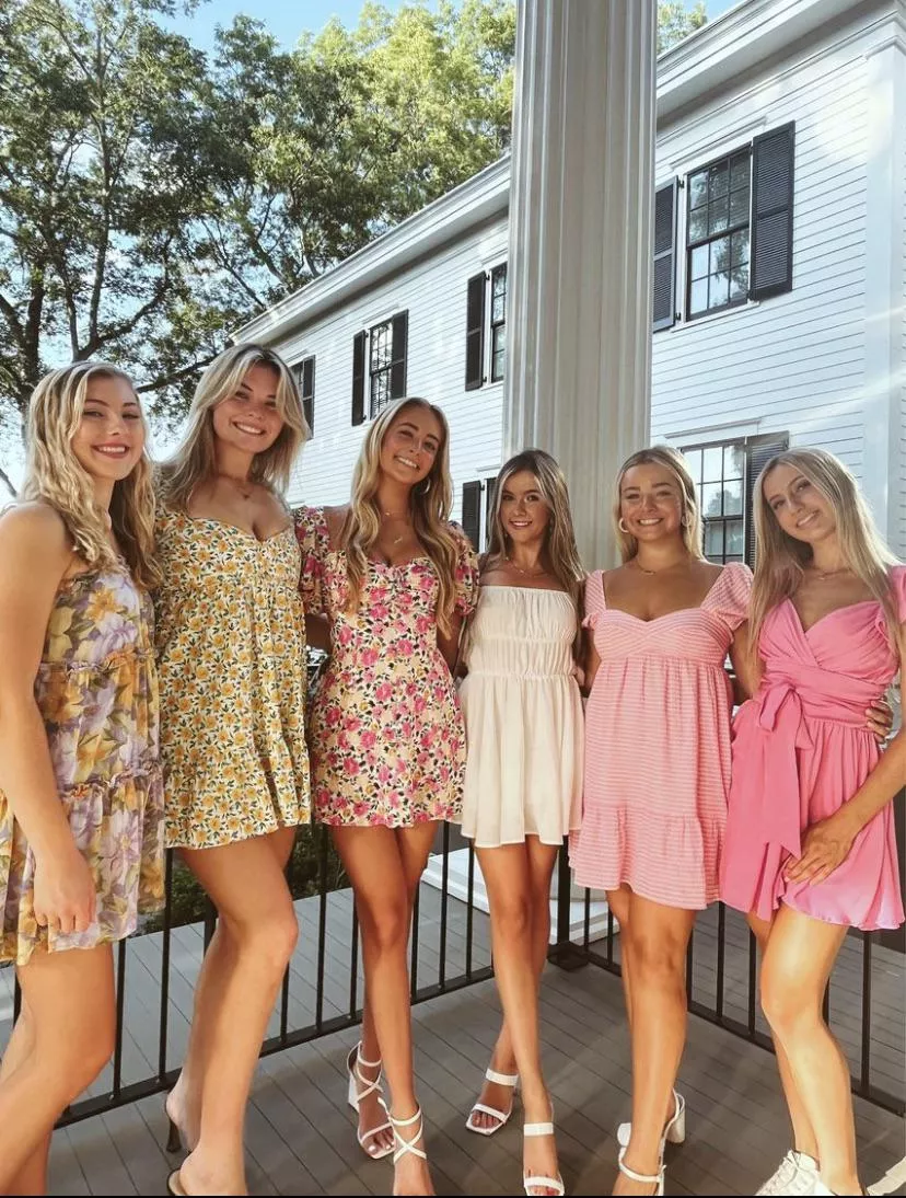 Which girl in sundress? [6]